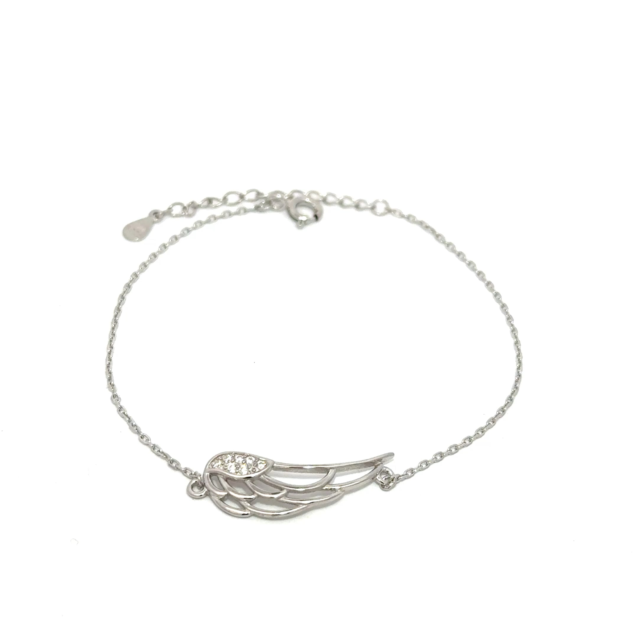 Brățară damă ARIPĂ, argint+zirconia