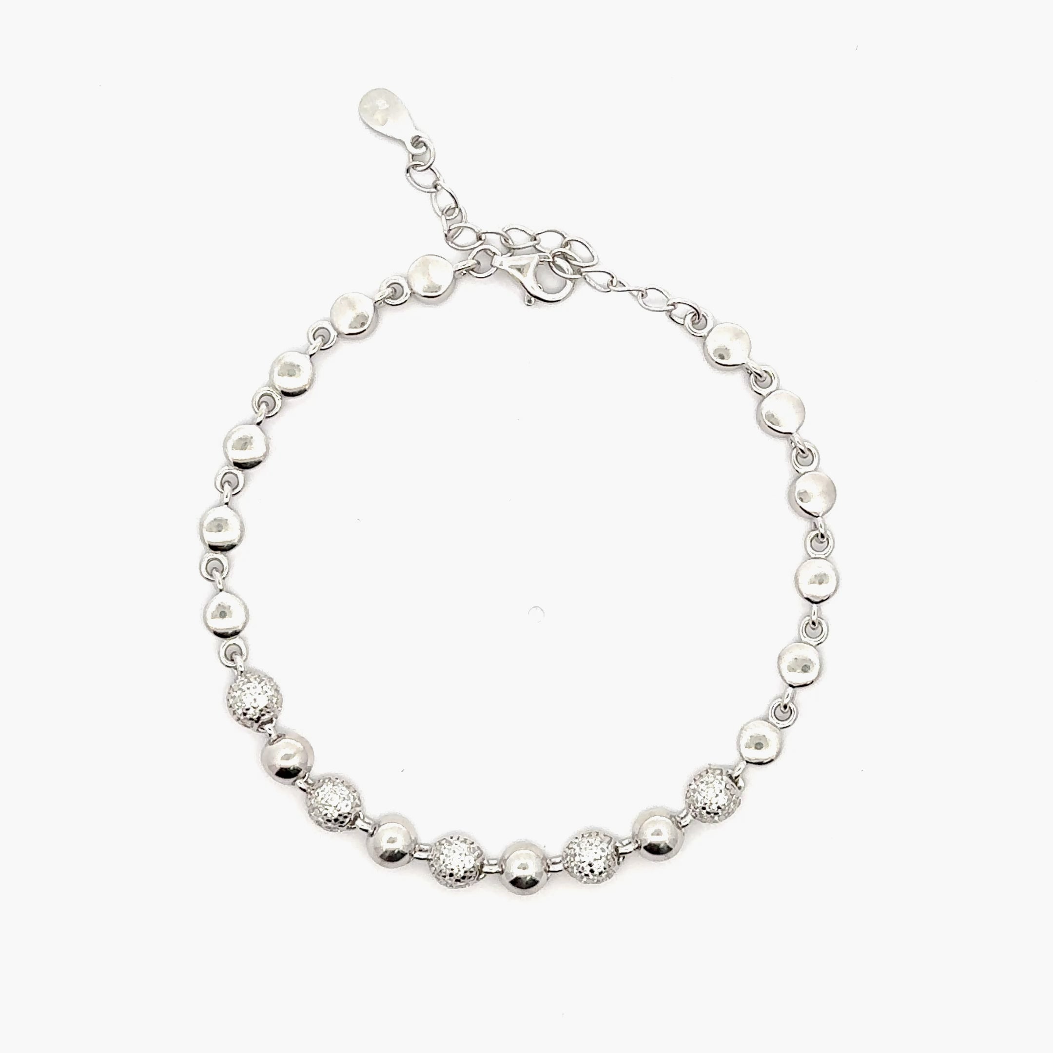 Bratara dama din argint cu accesorii pietre