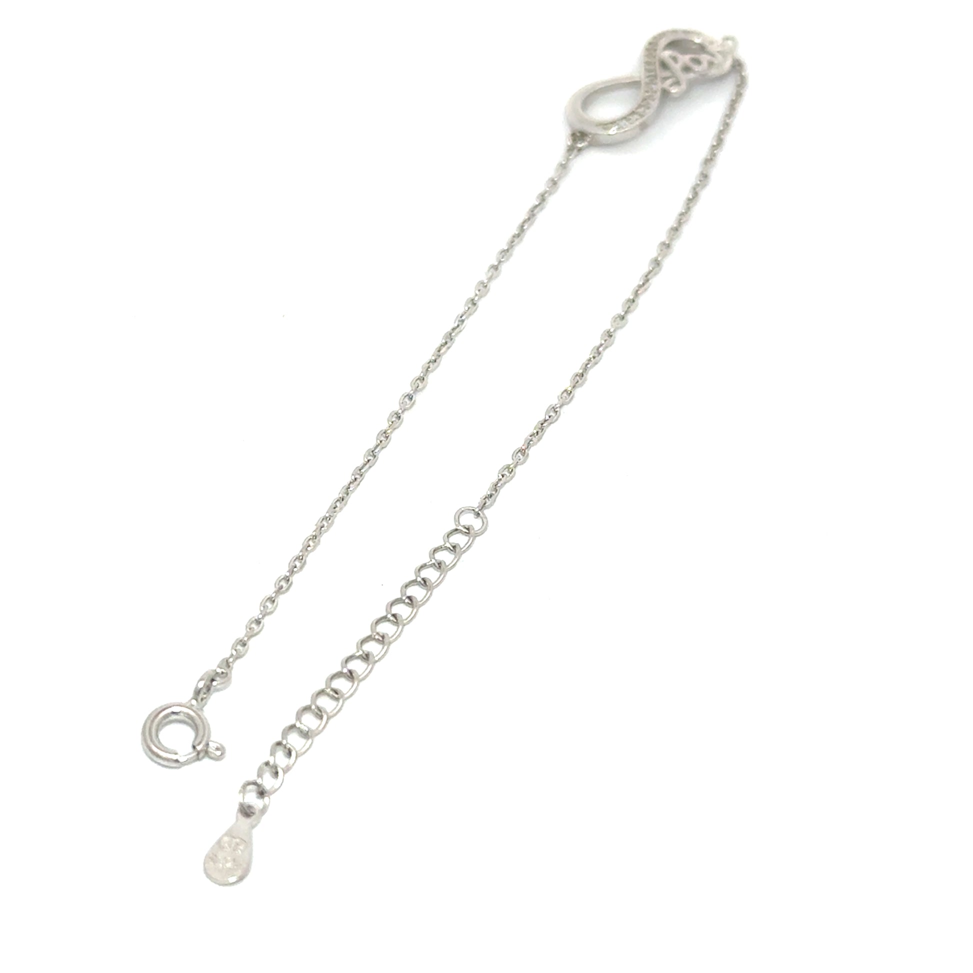 Bratara dama INFINIT-LOVE, argint+zirconia