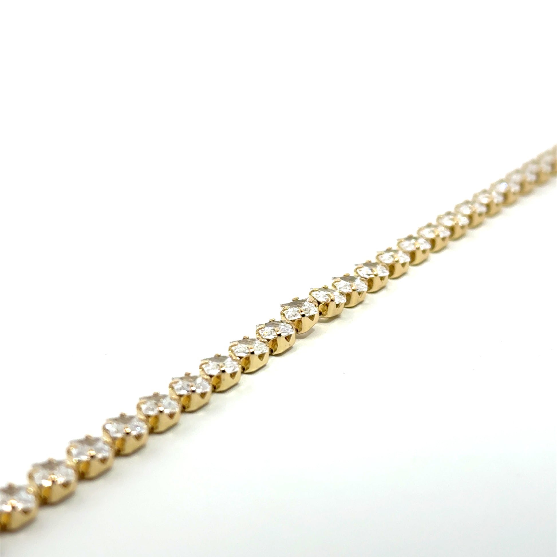 Brățară damă STEA DE CRISTAL, placată cu Aur + Zirconia