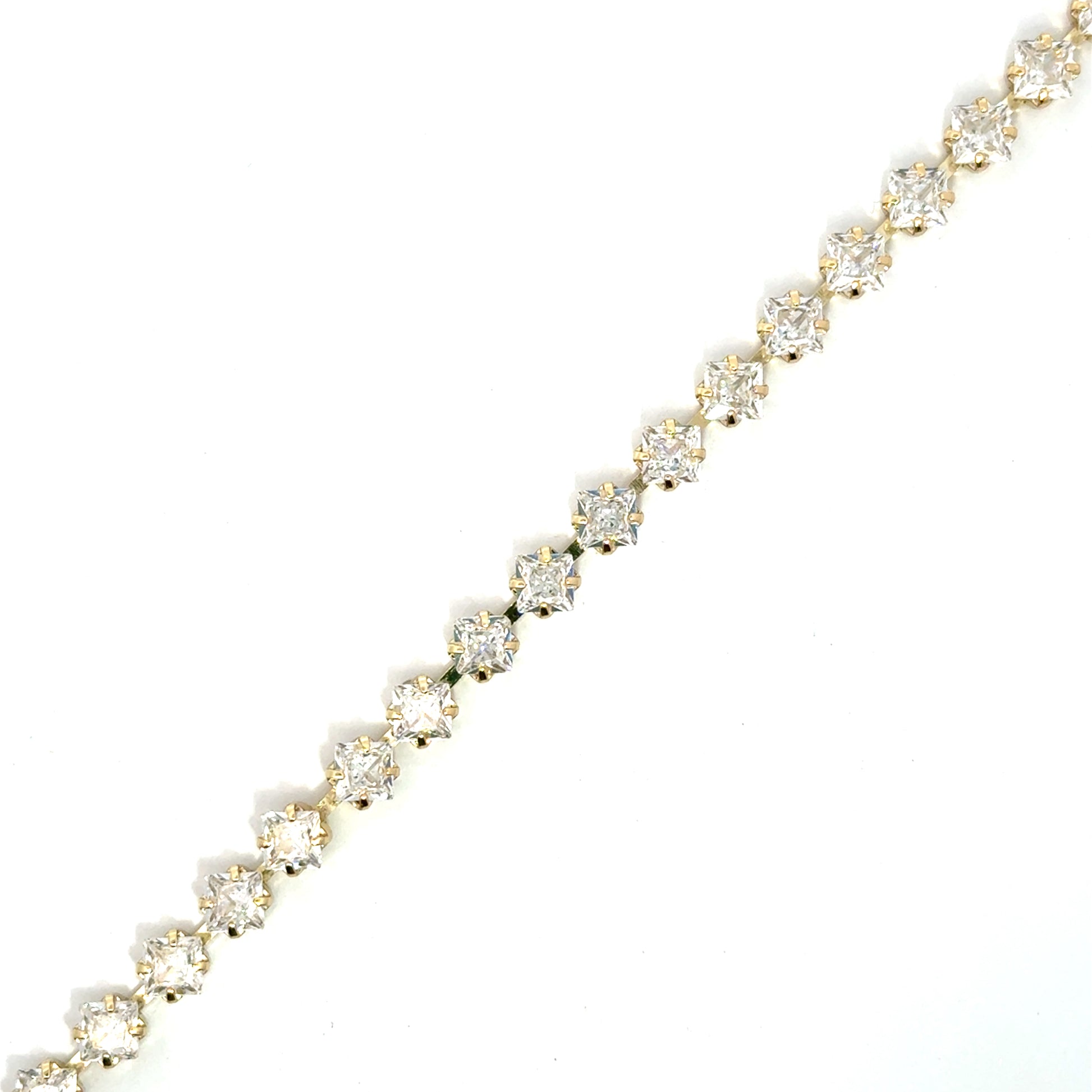 Brățară damă STEA DE CRISTAL, placată cu Aur + Zirconia