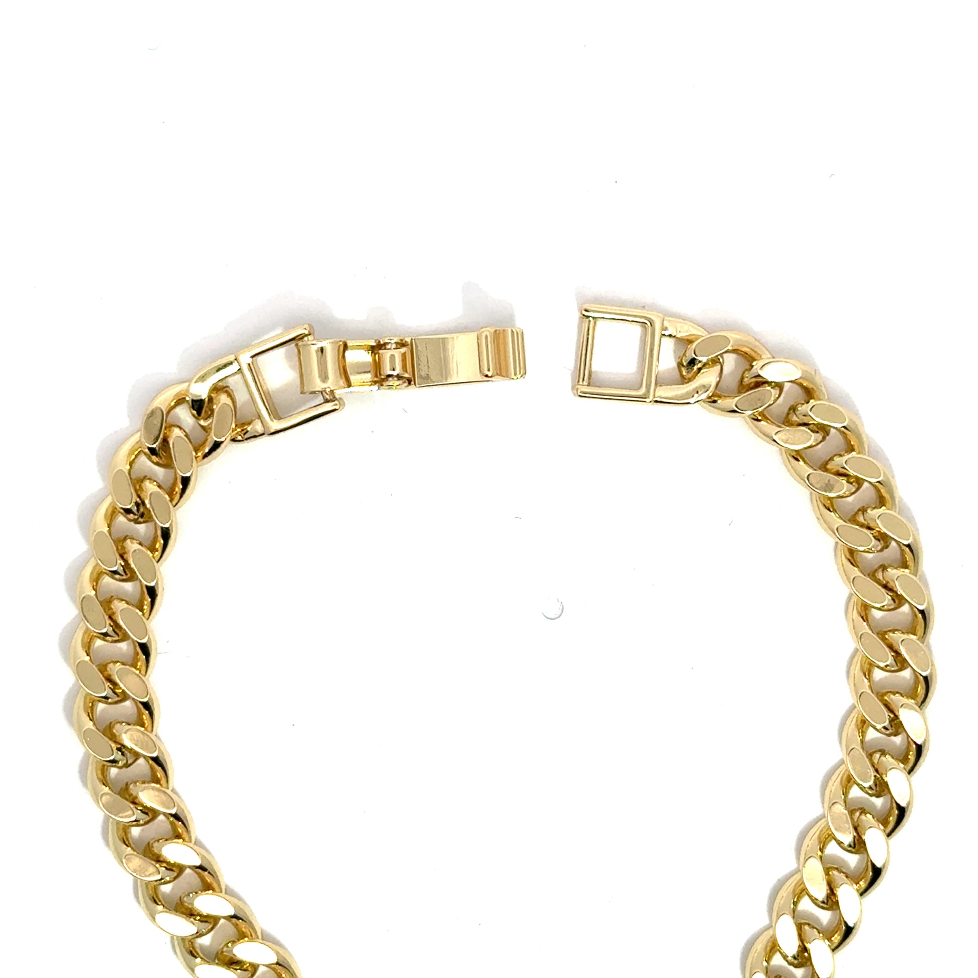 Brățară damă Cap de Panteră, placată cu Aur + Zirconia