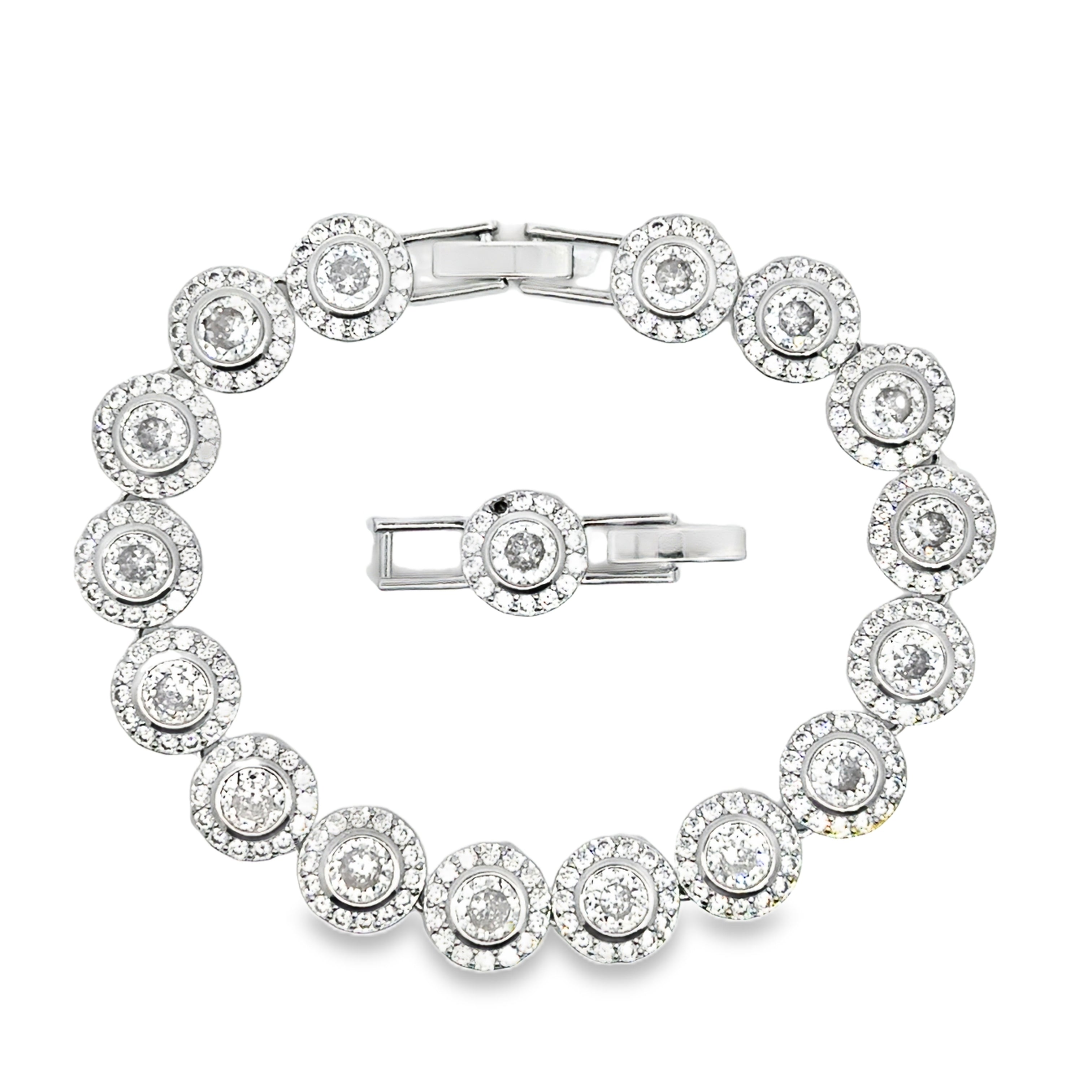 Bratara dama Cercuri cu cristale Zirconia