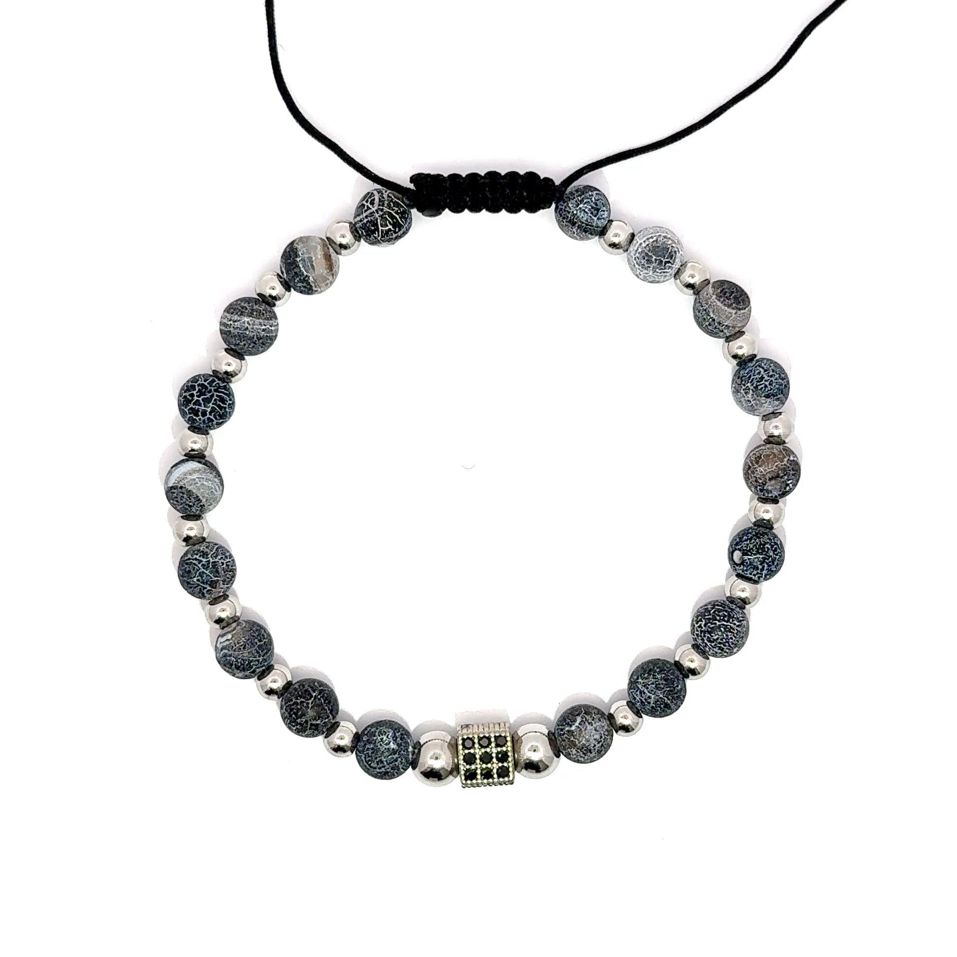 Bratara barbati din agat