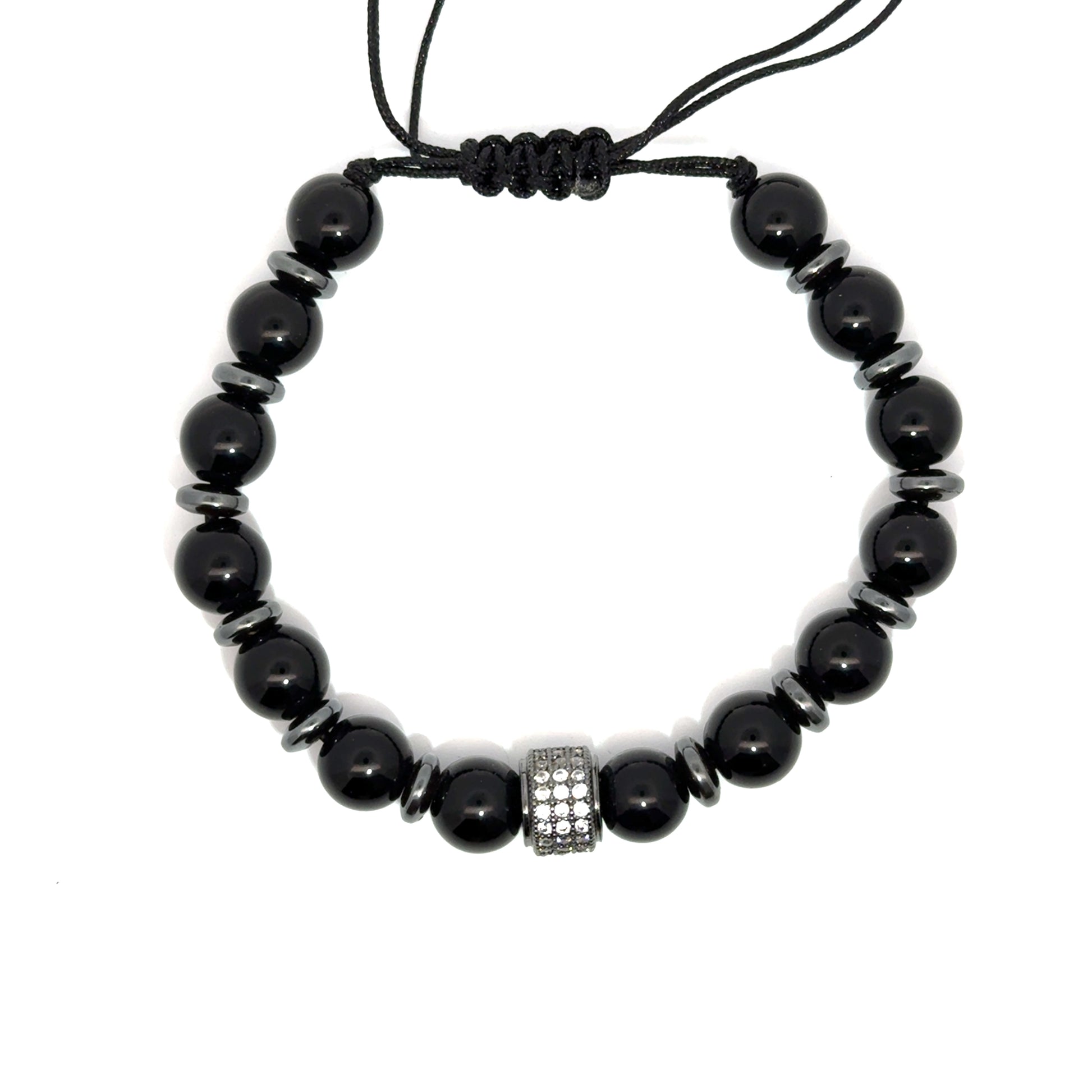 Bratara barbati din onix negru