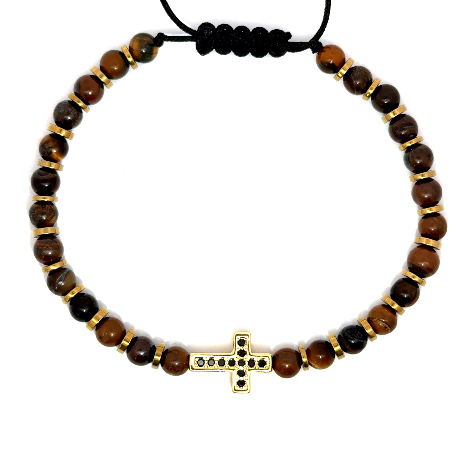 Bratara barbati din ochi de tigru