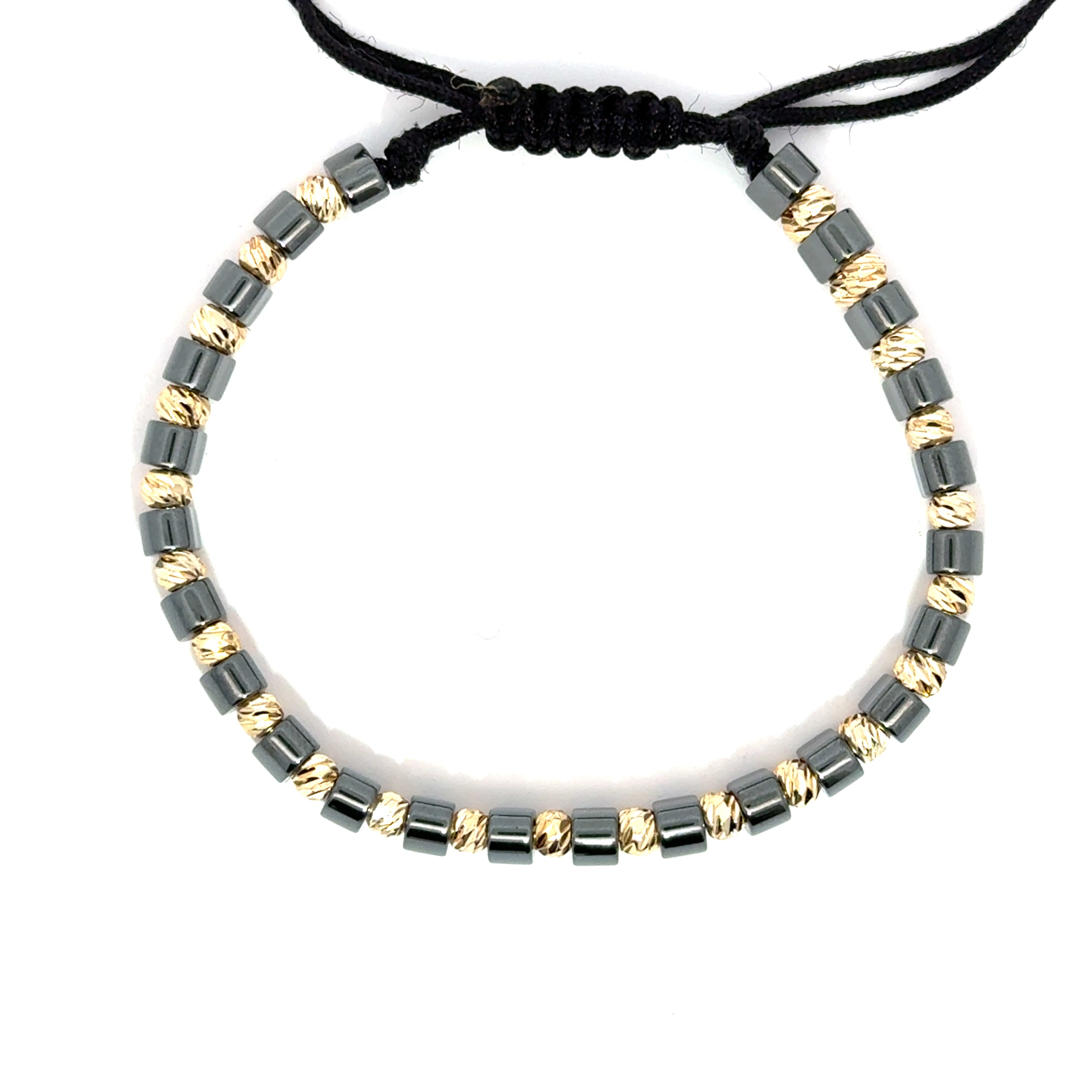 Bratara barbati din otel inoxidabil si hematit