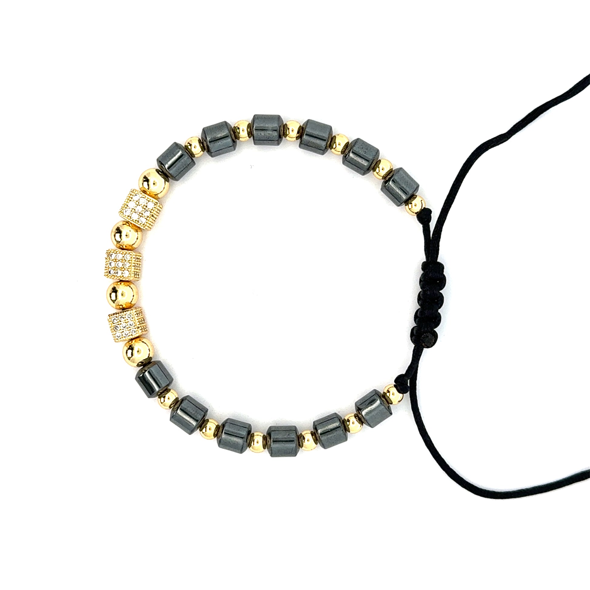 Bratara barbati din otel inoxidabil cu cristale zirconia