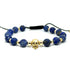 Bratara barbati din Lapis Lazuli si otel inoxidabil