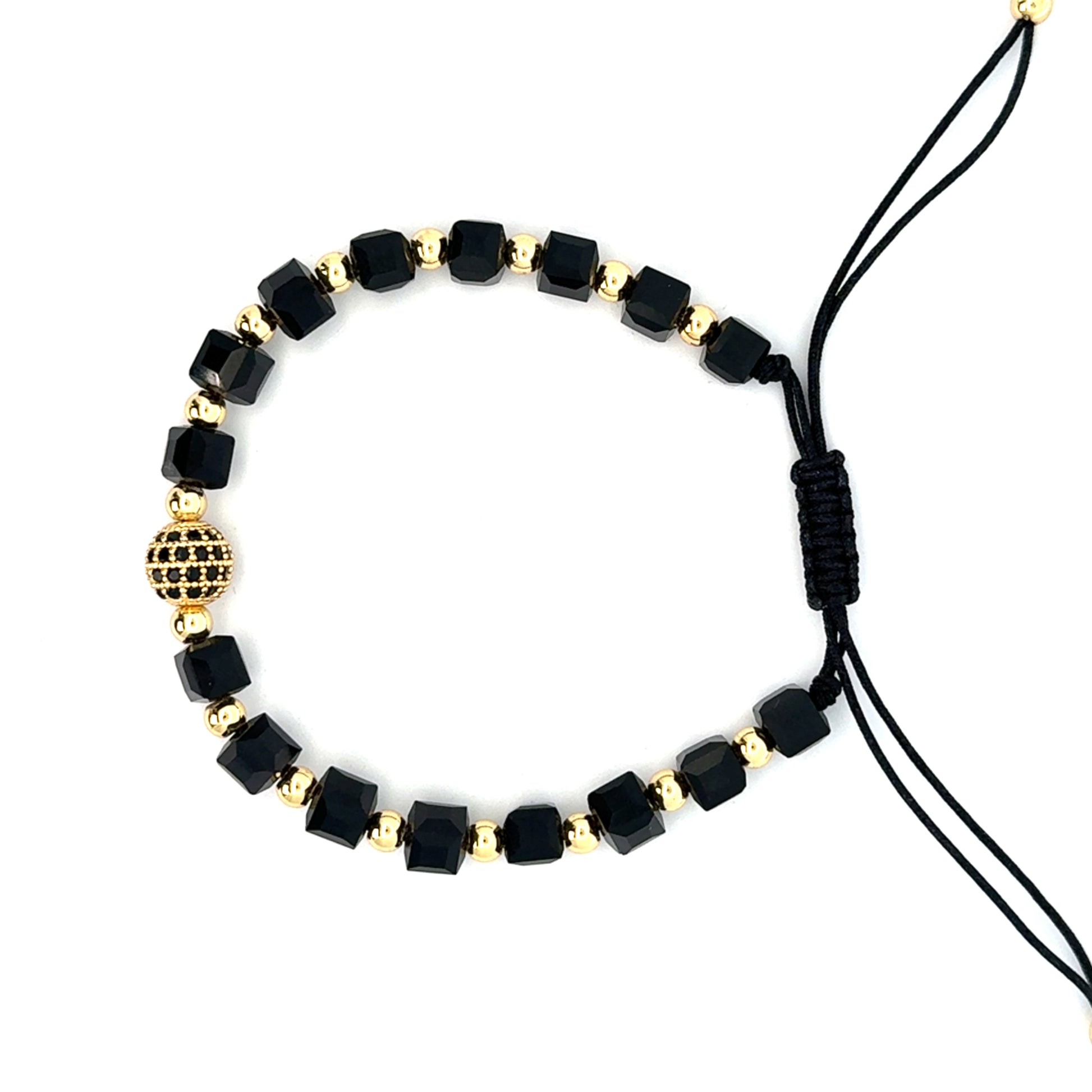 Bratara barbati din otel inoxidabil cu cristale zirconia