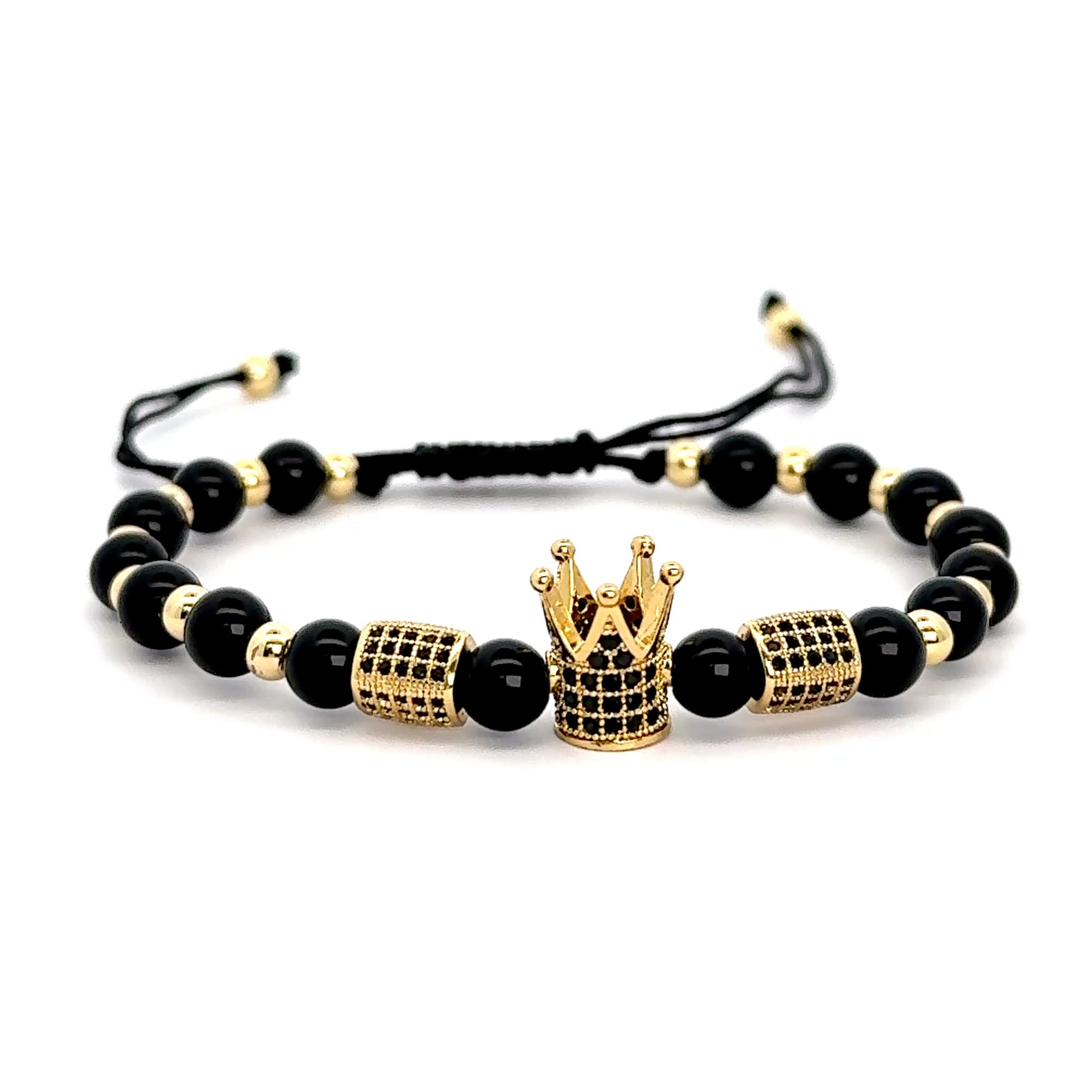 Bratara barbati din otel inoxidabil cu cristale zirconia