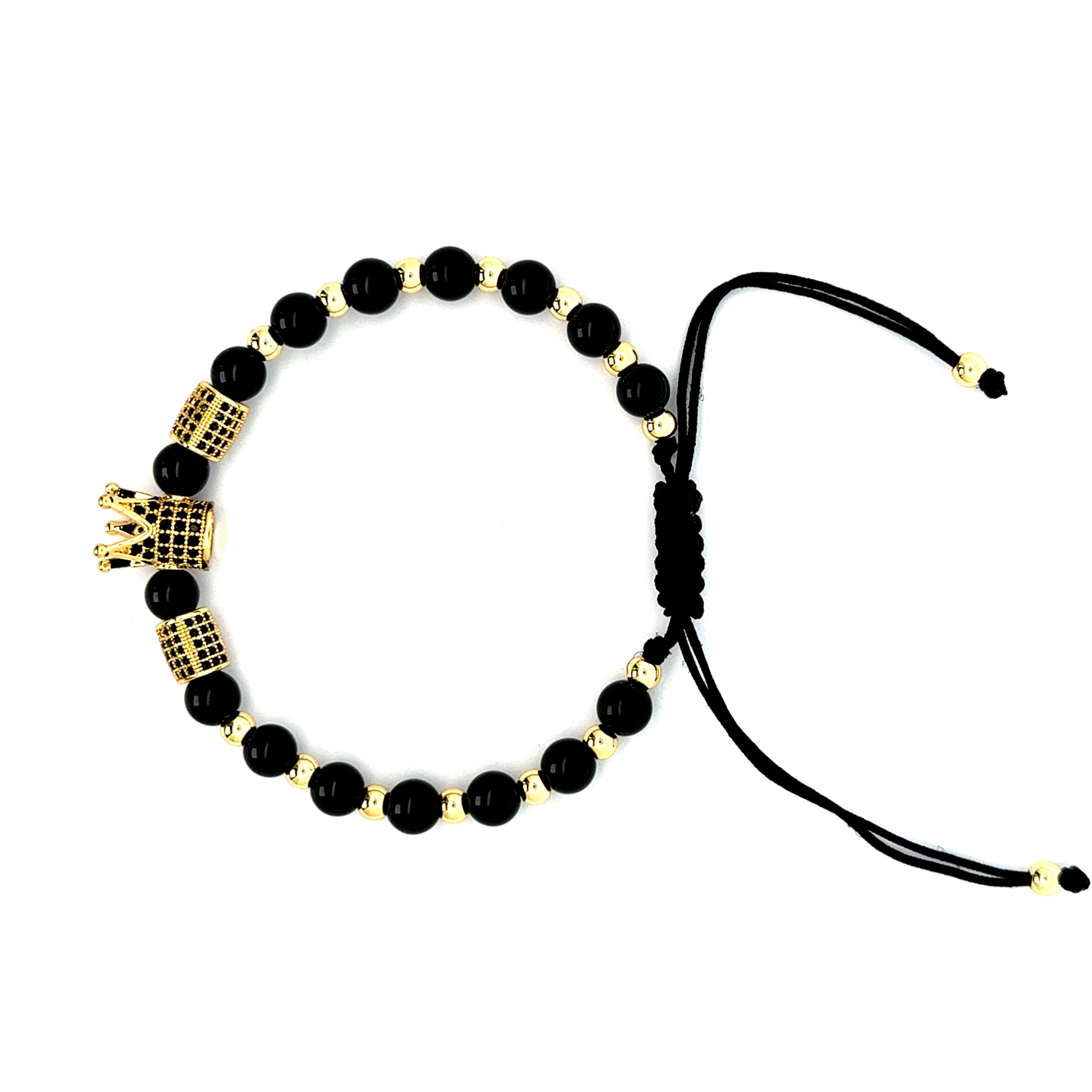 Bratara barbati din otel inoxidabil cu cristale zirconia