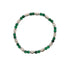 Bratara barbati din malachit si otel inoxidabil