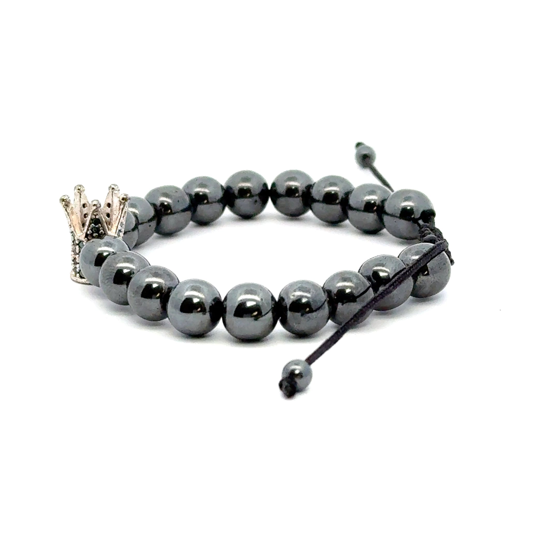 Bratara barbati cu bile din hematit Adelardo