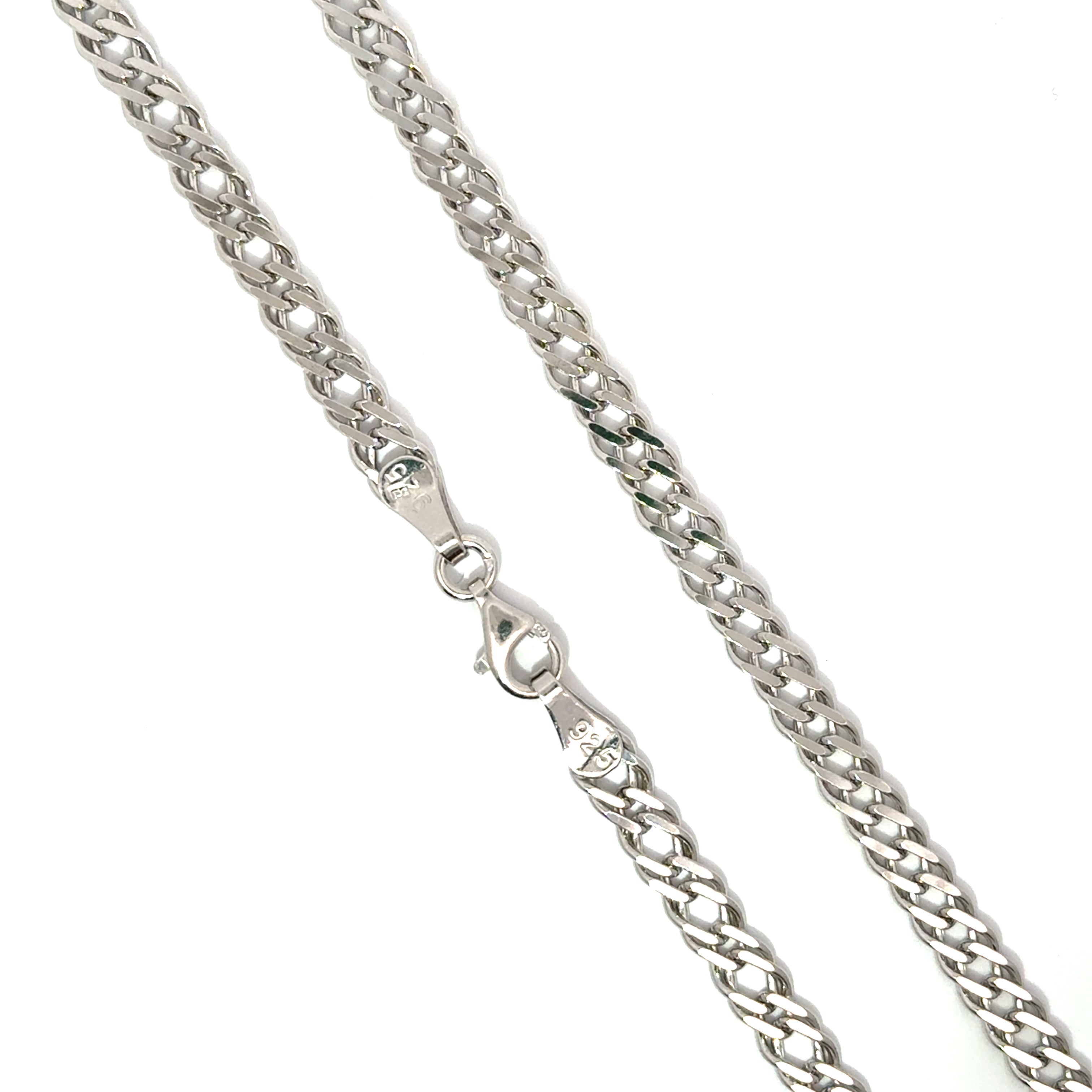 Lant barbati din argint rodiat LBAG-02