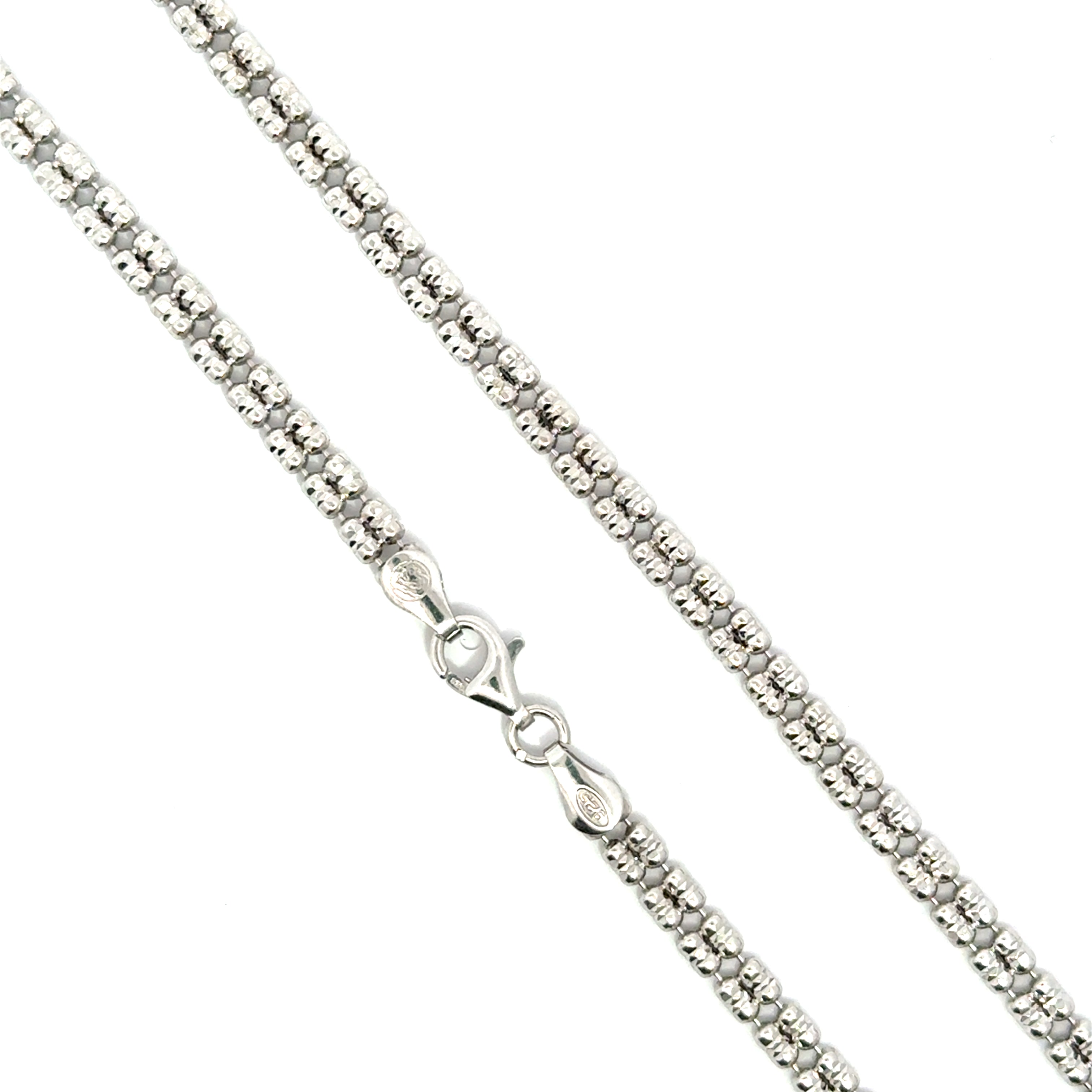 Lant barbati din argint rodiat LBAG-05