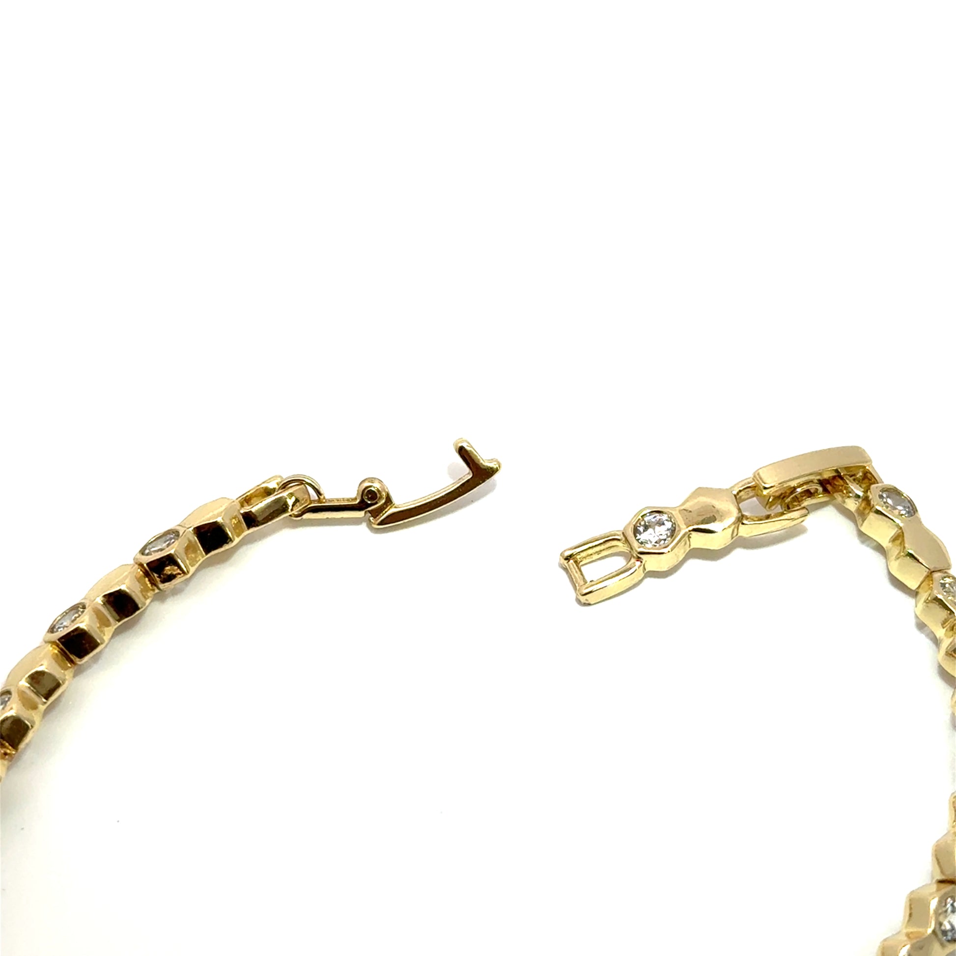 Bratara dama din metal comun, placata cu aur BDP-01