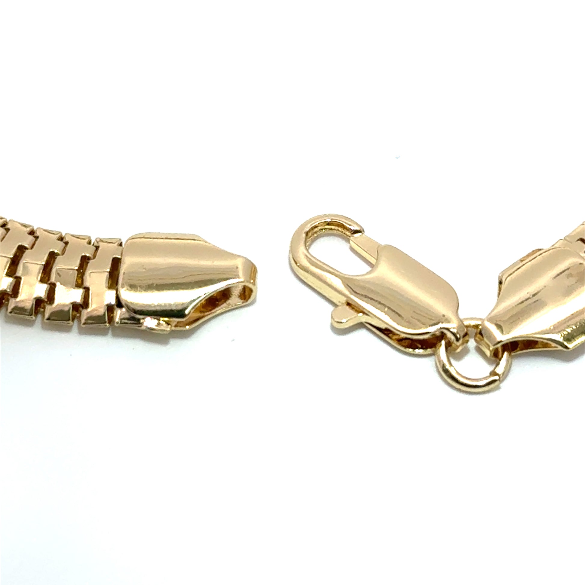 Bratara dama din metal comun, placata cu aur BDP-02