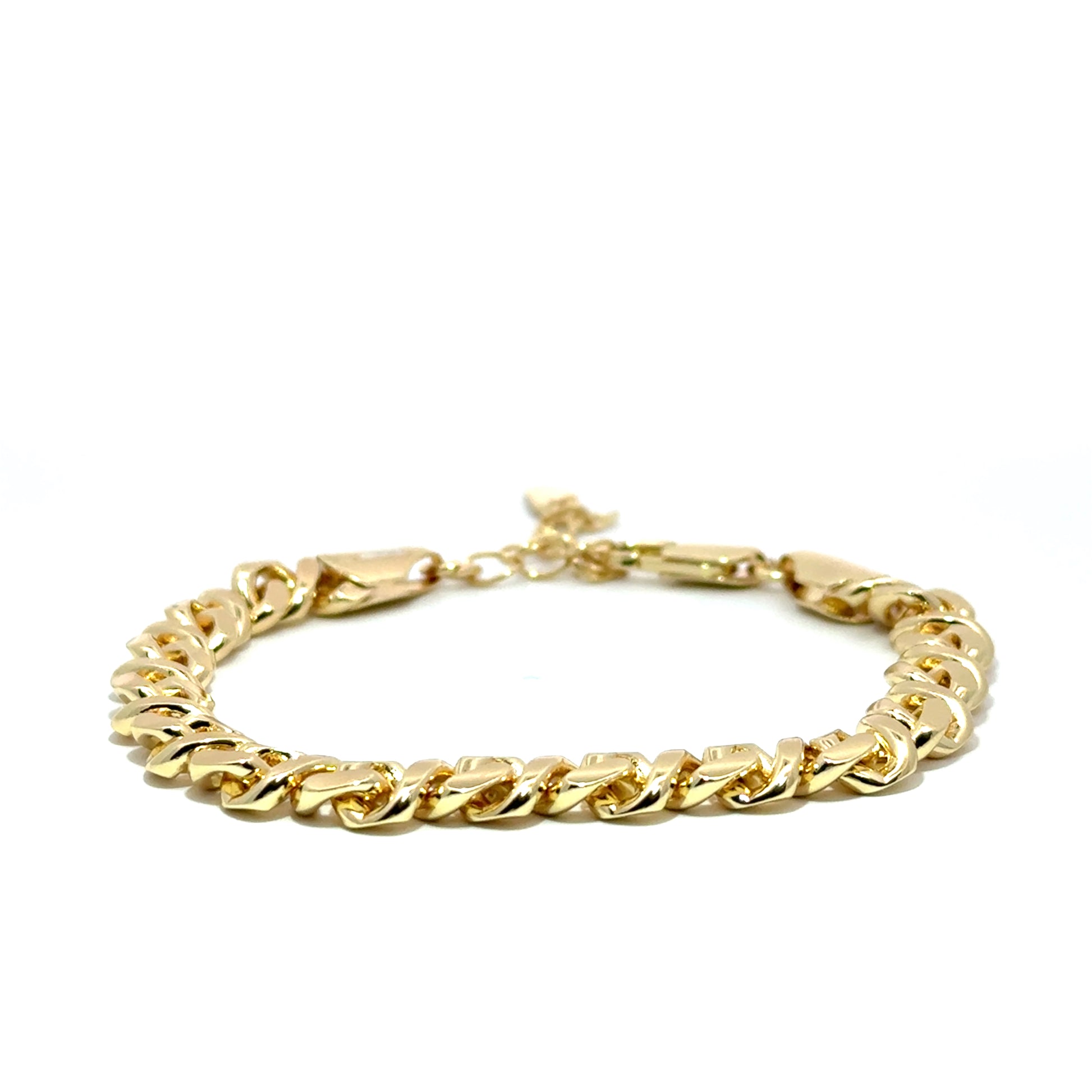 Bratara dama din metal comun, placata cu aur BDP-06