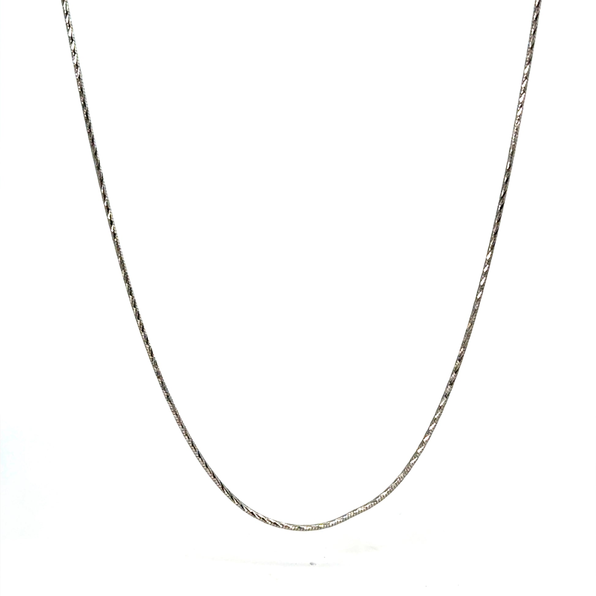 Lant dama din argint simplu