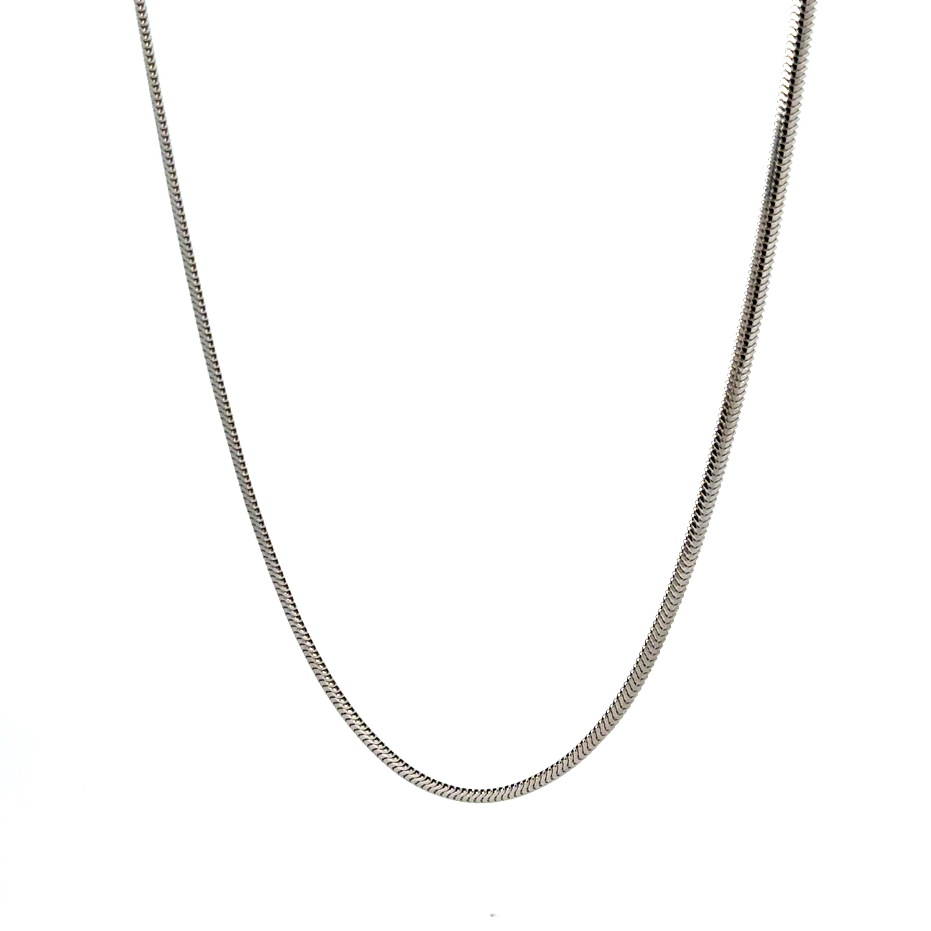 Lant dama din argint simplu