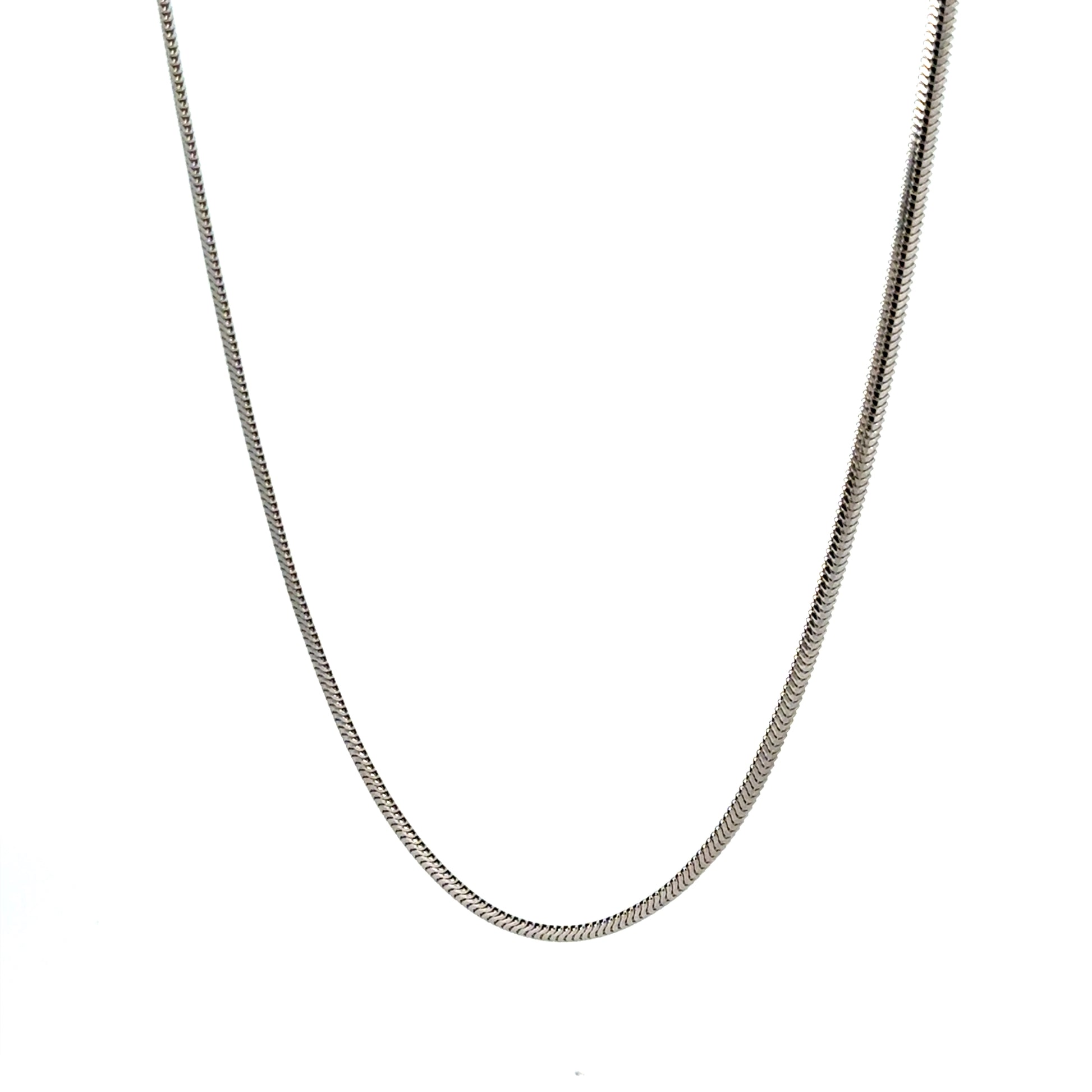 Lant dama din argint simplu