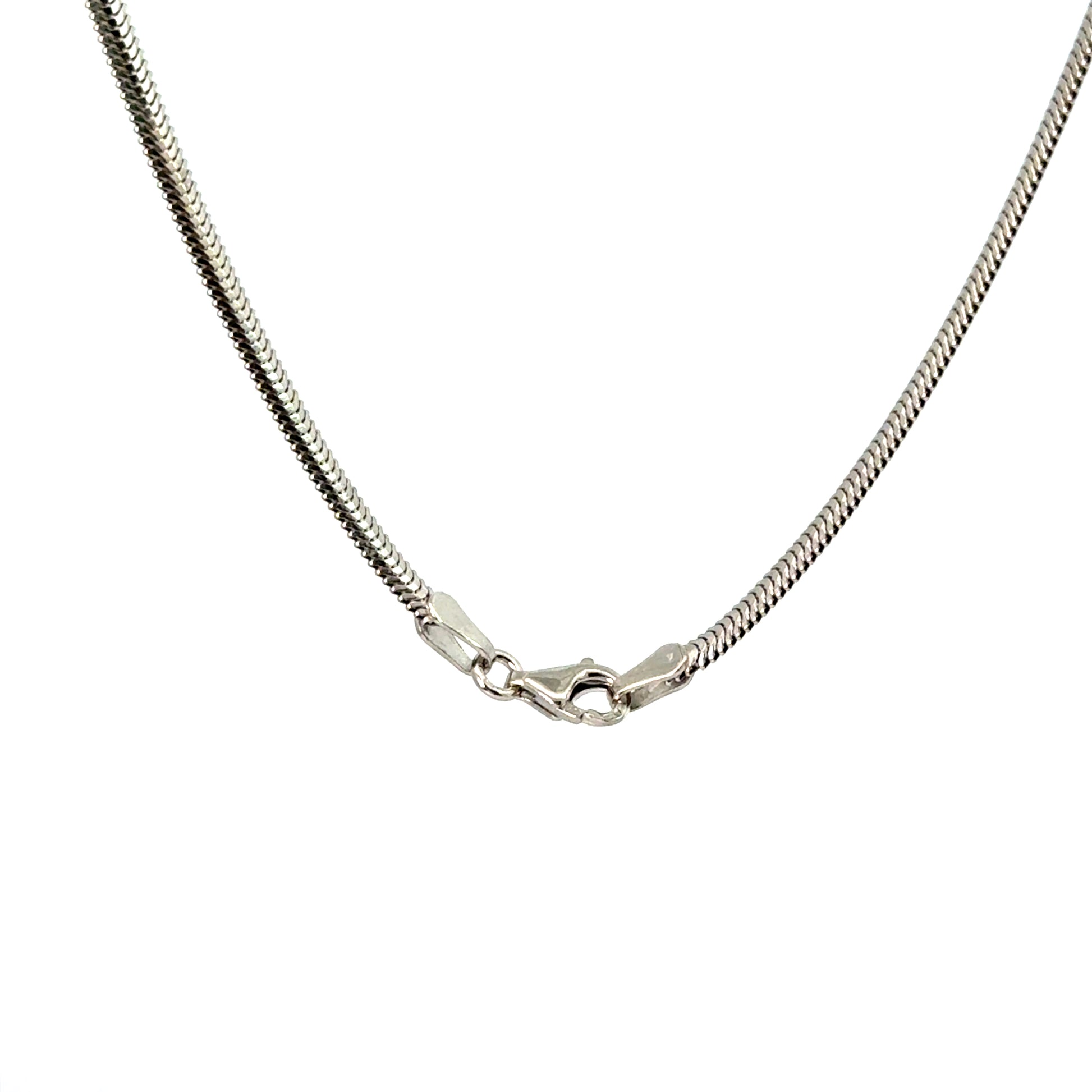 Lant dama din argint simplu