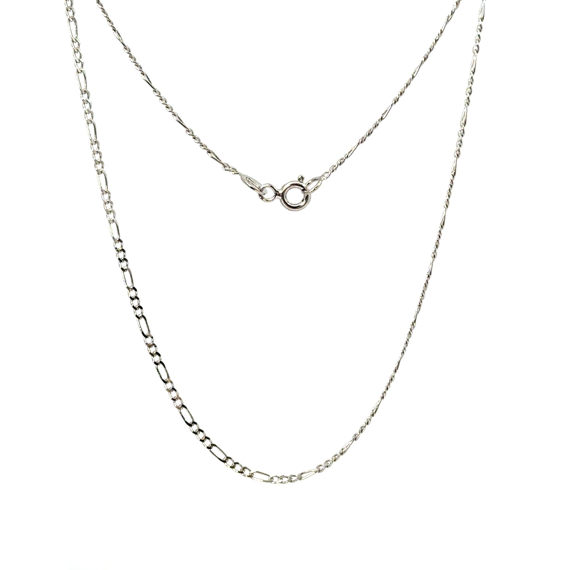 Lant dama din argint simplu