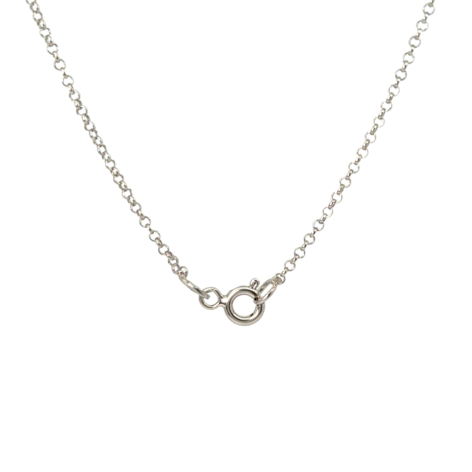 Lant dama din argint simplu