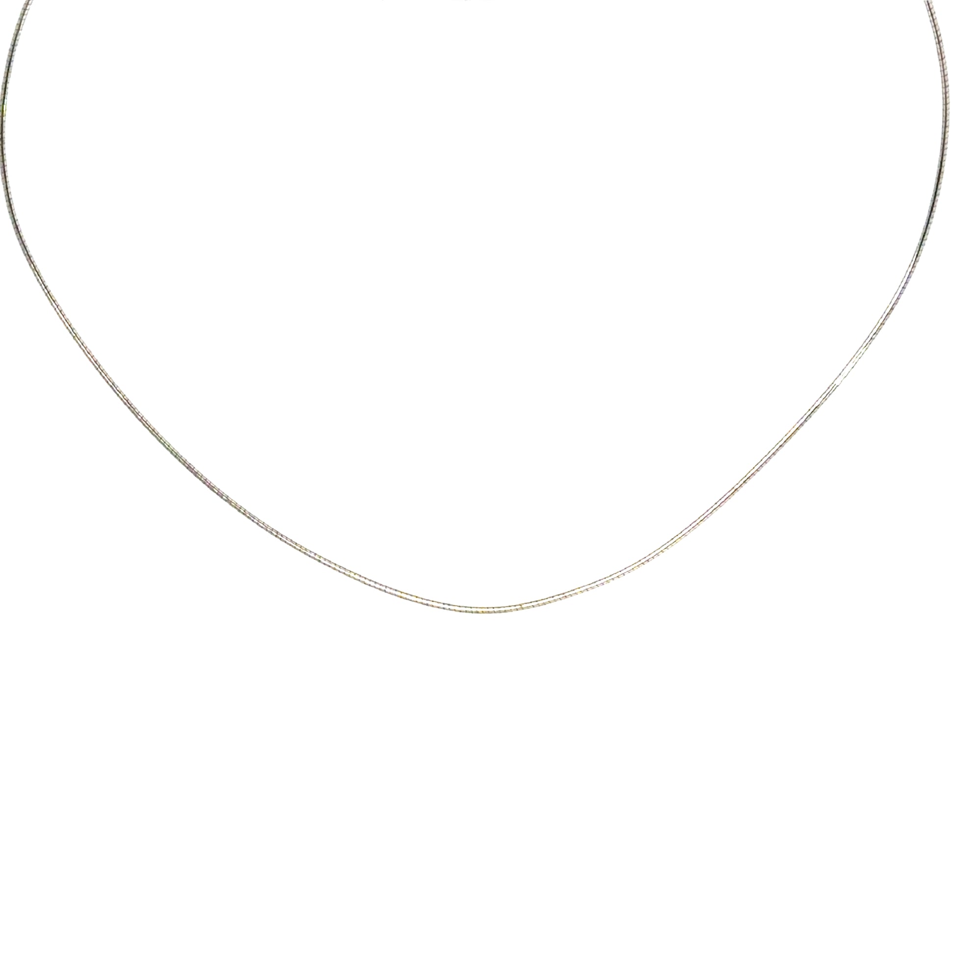 Lant dama din argint simplu