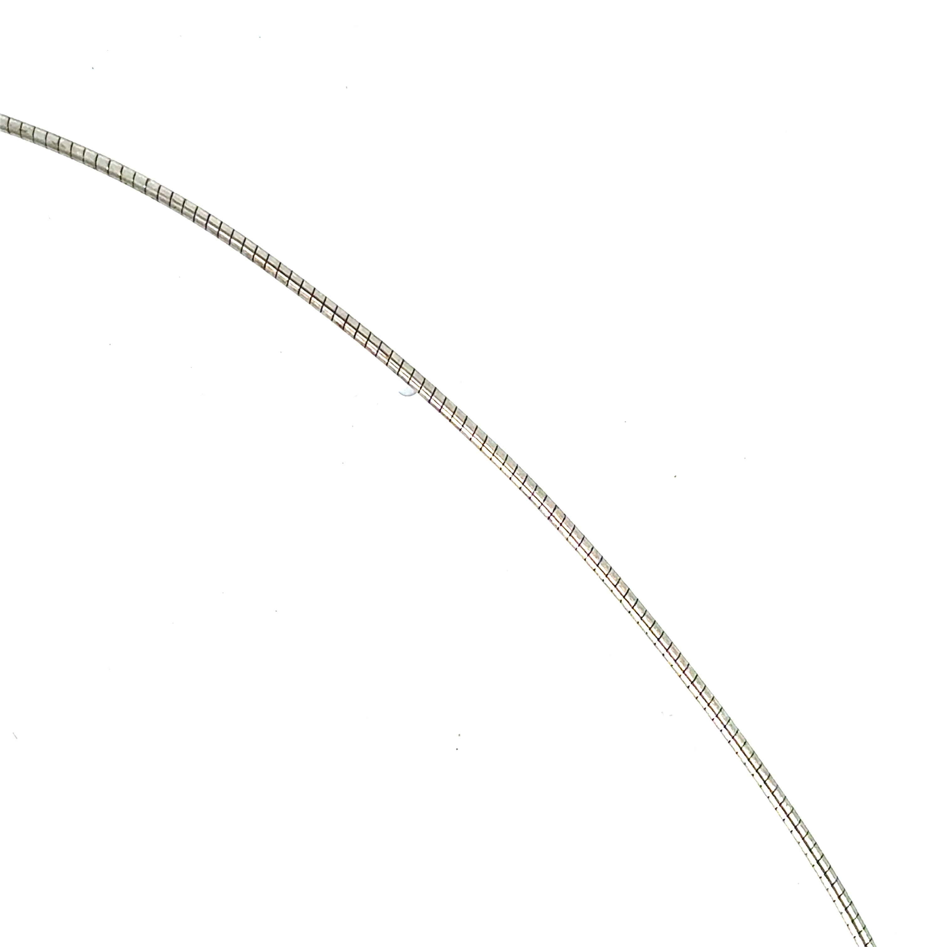 Lant dama din argint simplu