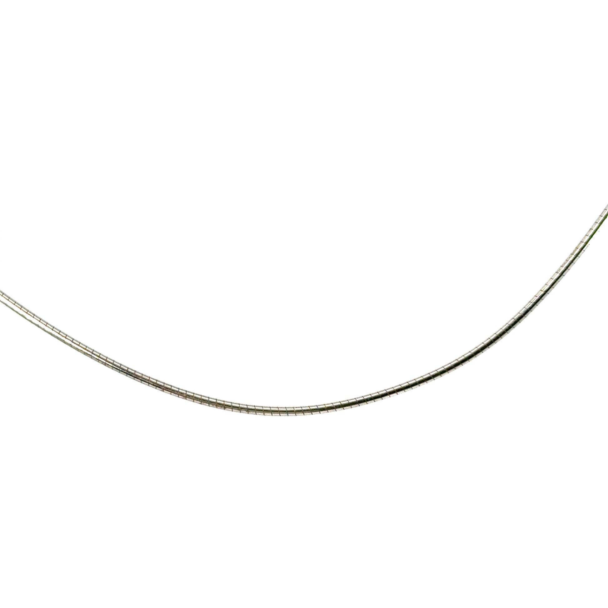 Lant dama din argint simplu