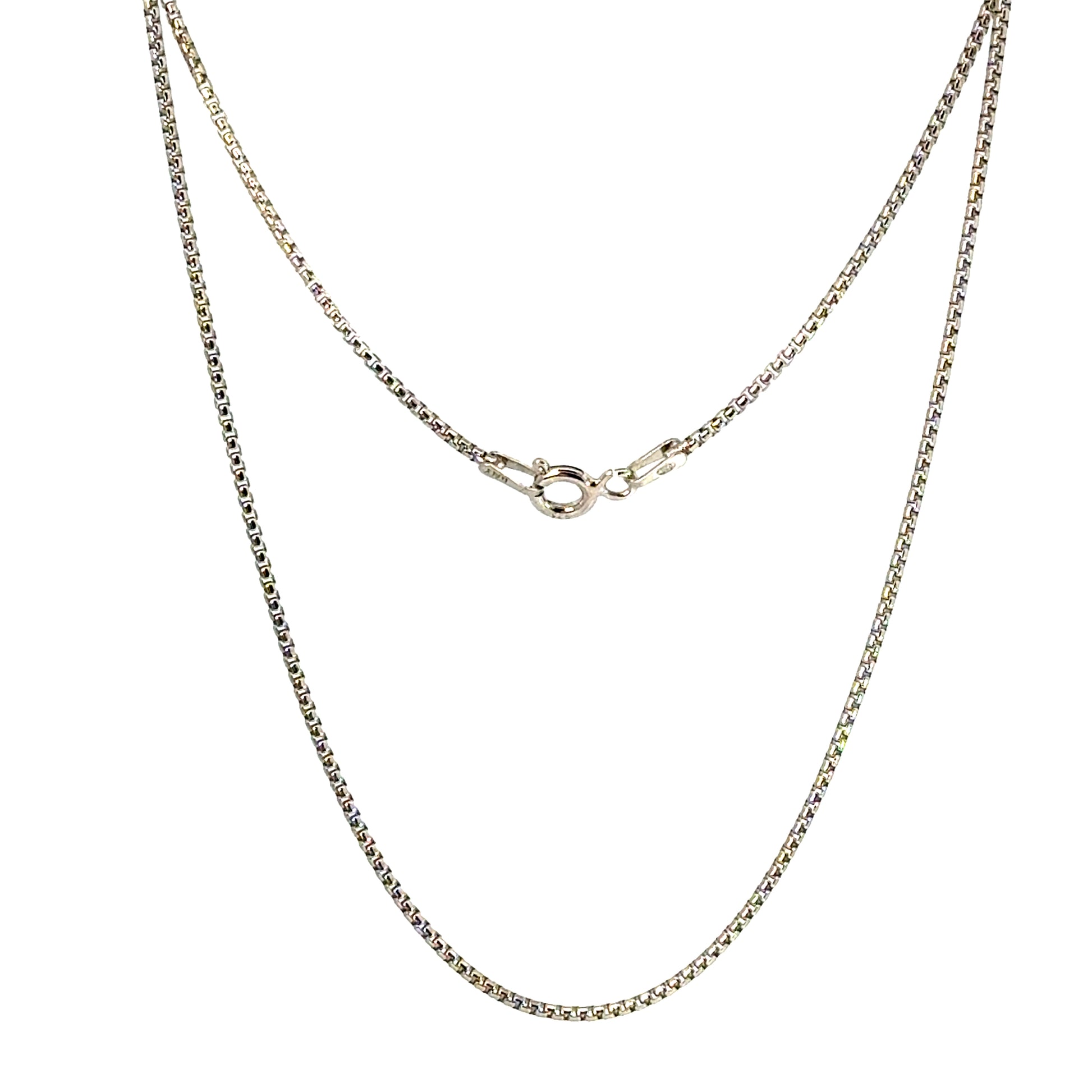 Lant dama din argint simplu