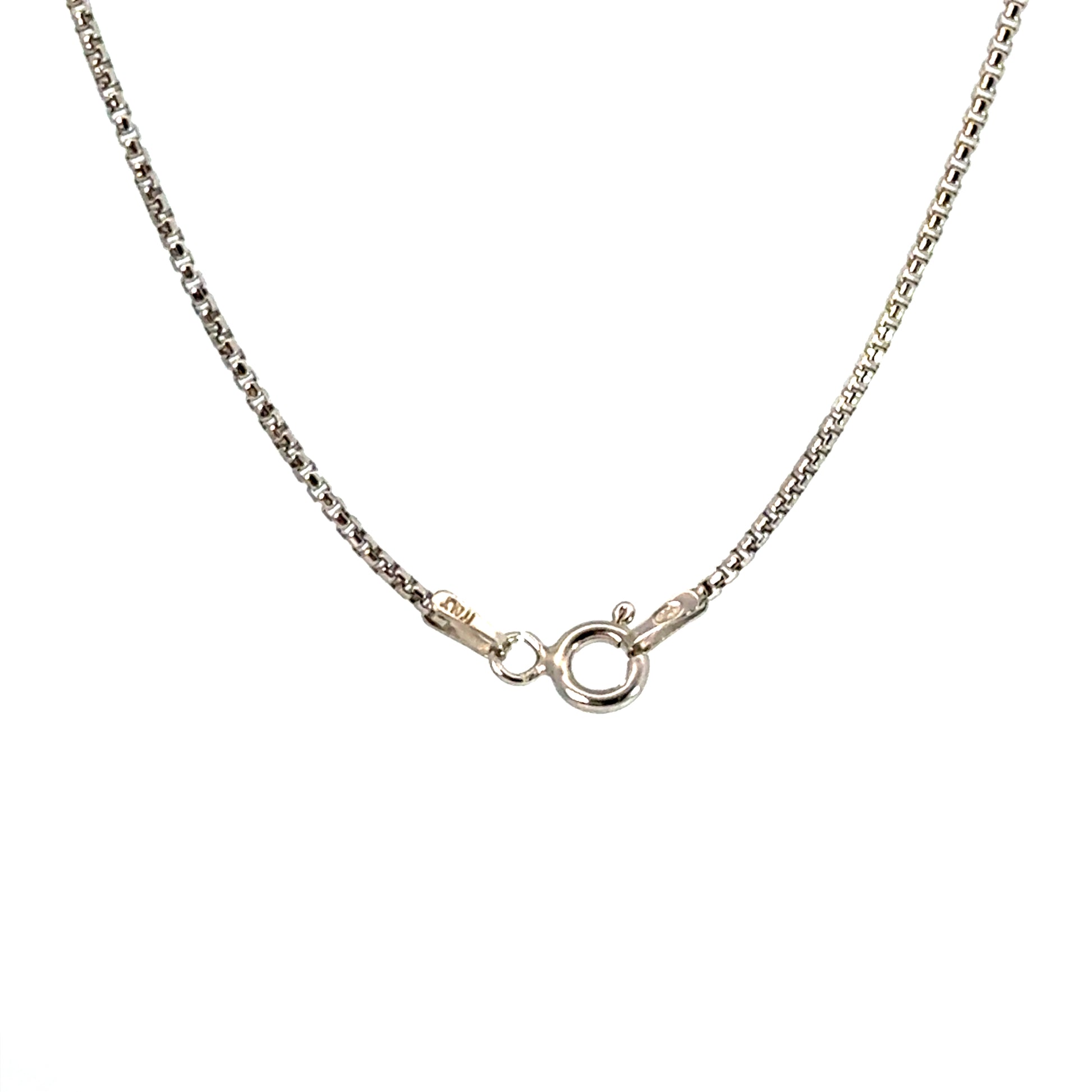 Lant dama din argint simplu