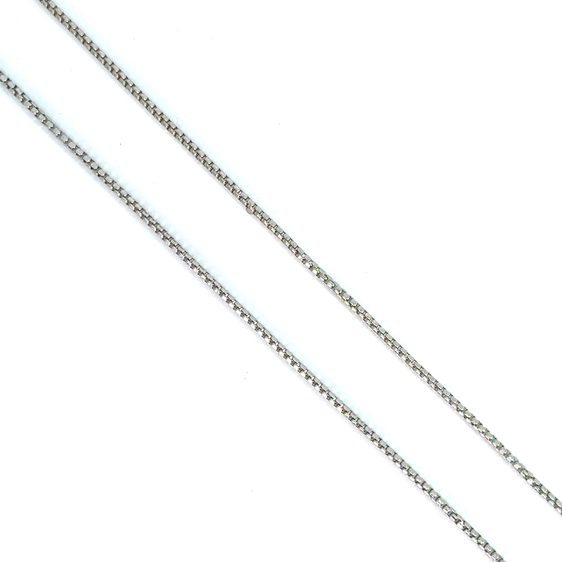 Lant dama din argint simplu