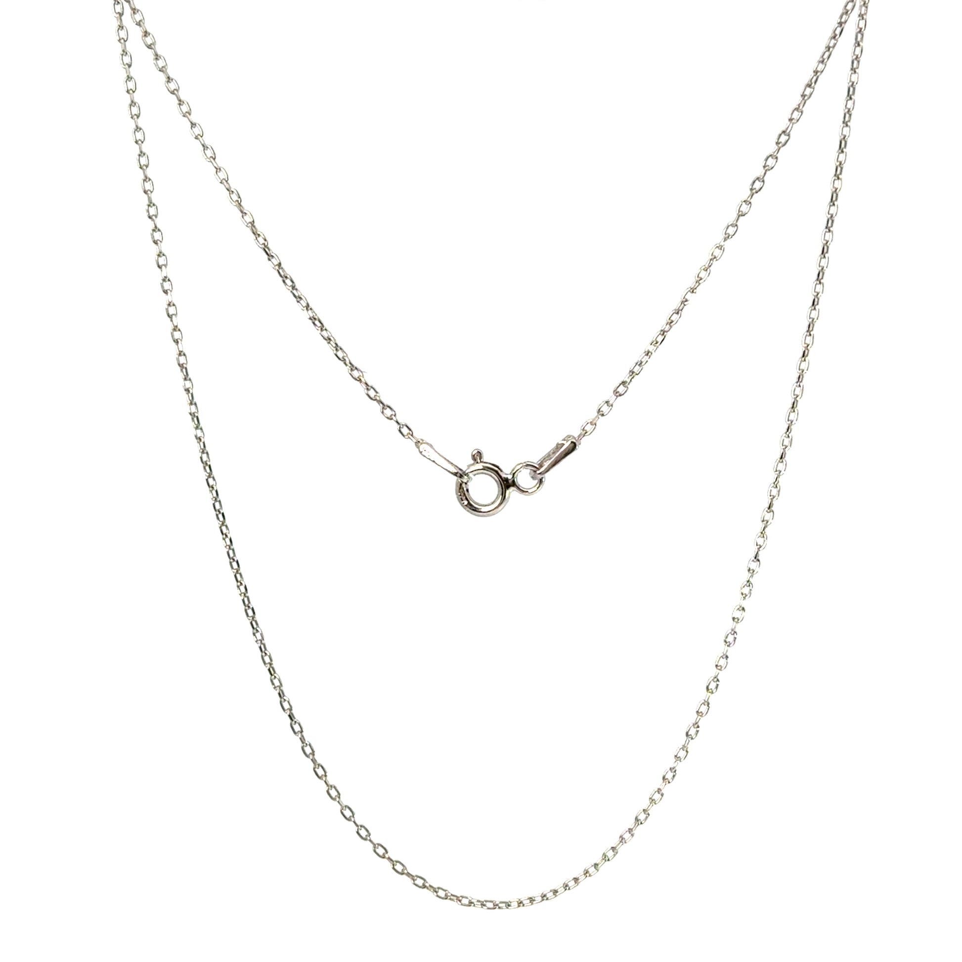 Lant dama din argint simplu