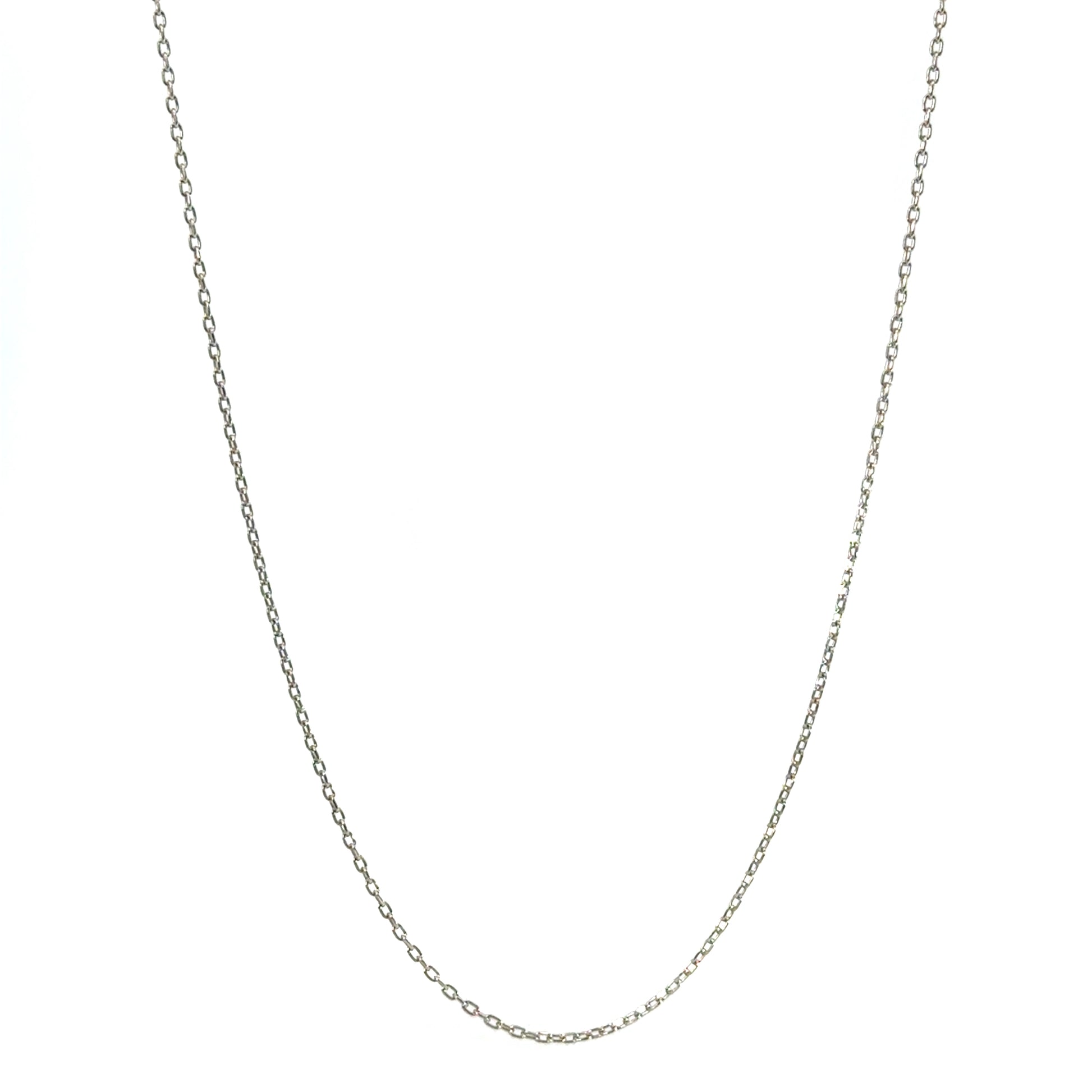 Lant dama din argint simplu