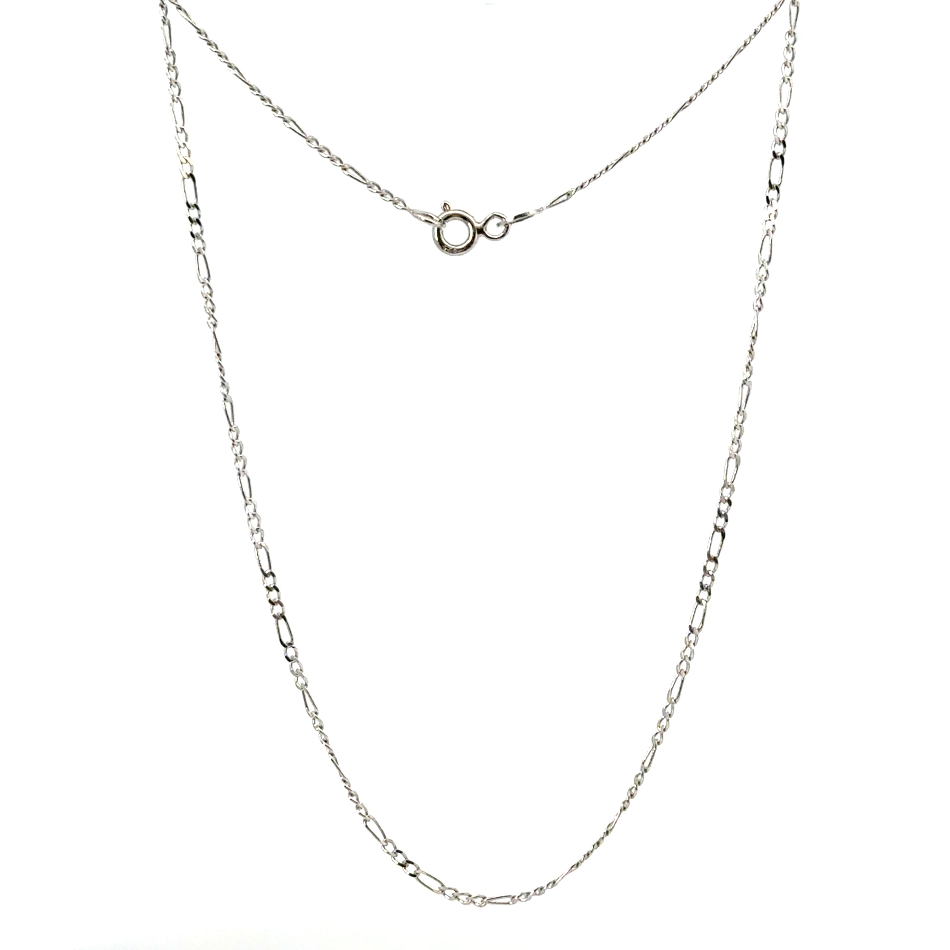 Lant dama din argint simplu