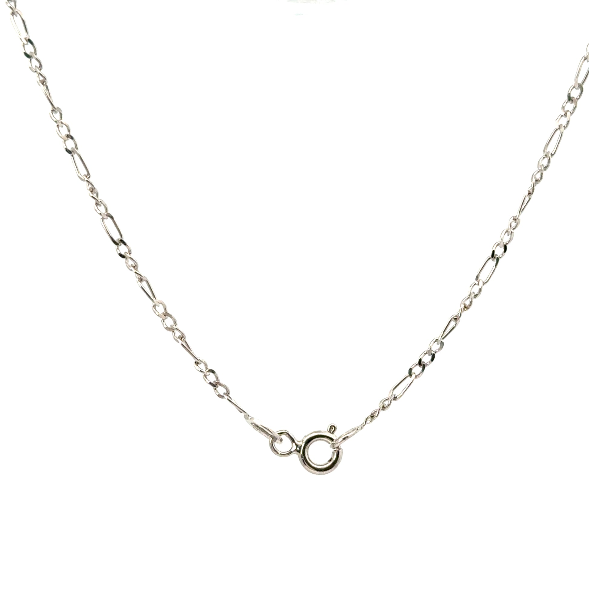 Lant dama din argint simplu