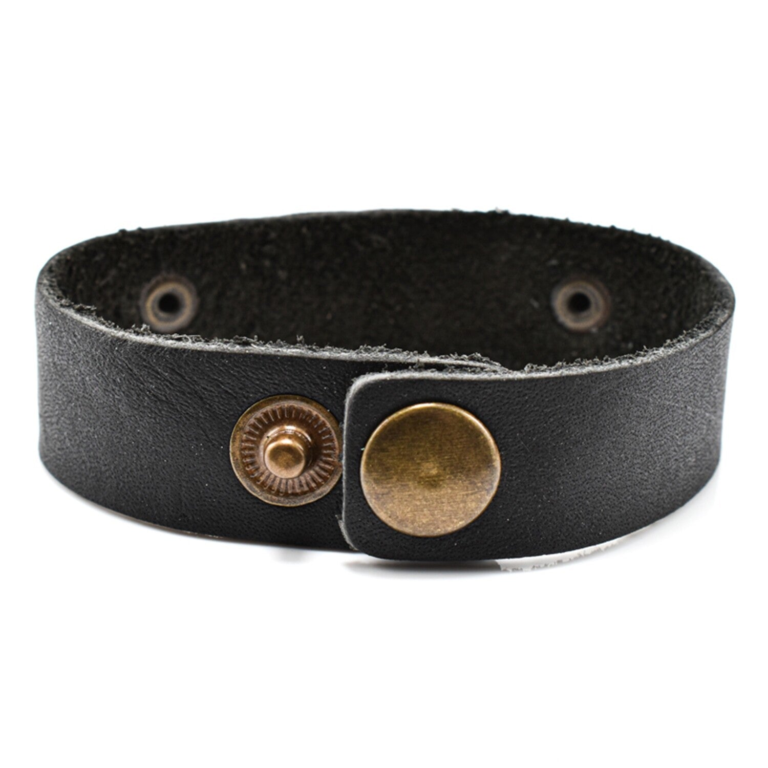 Bratara barbati din piele naturala pentagram