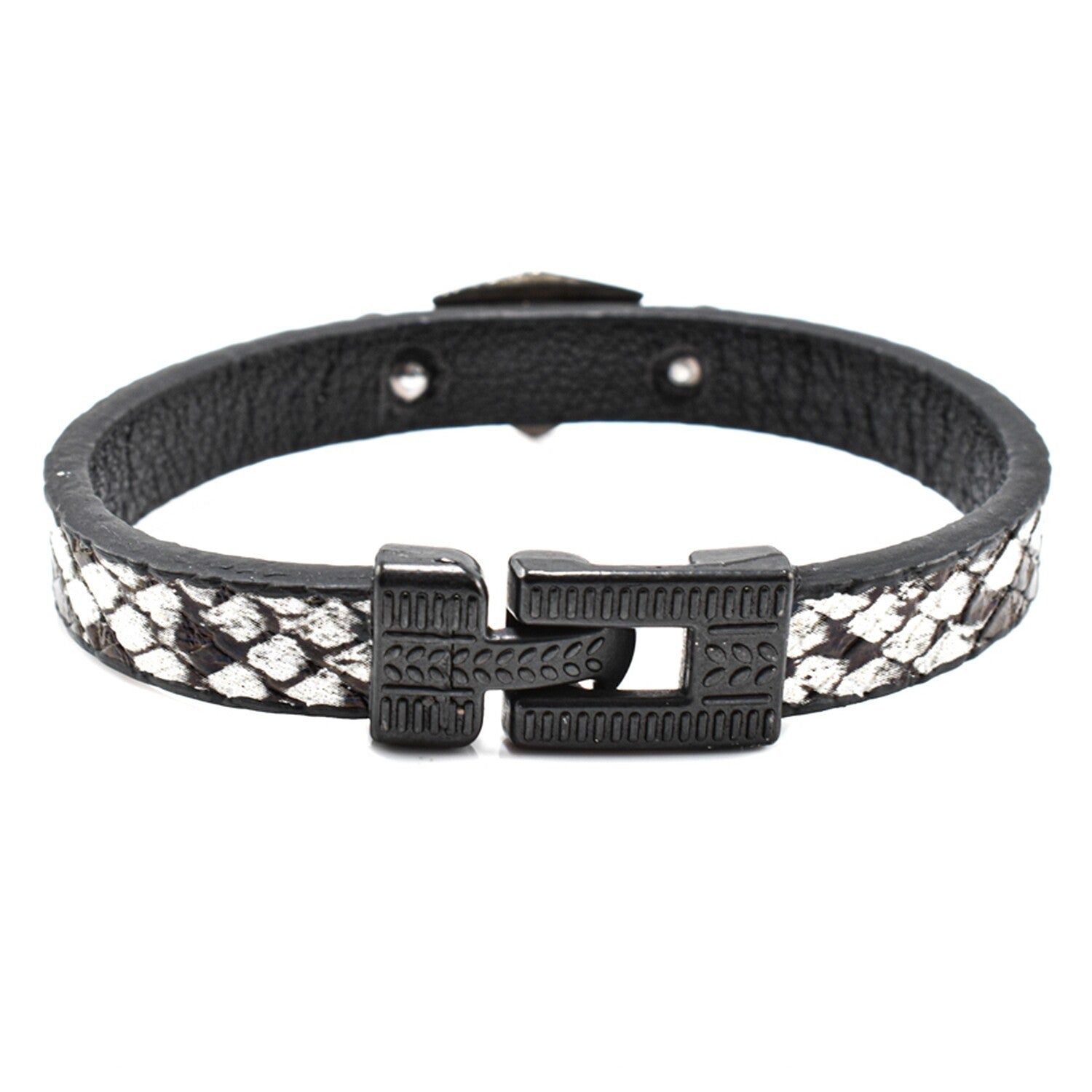 Bratara barbati din piele naturala stil vintage