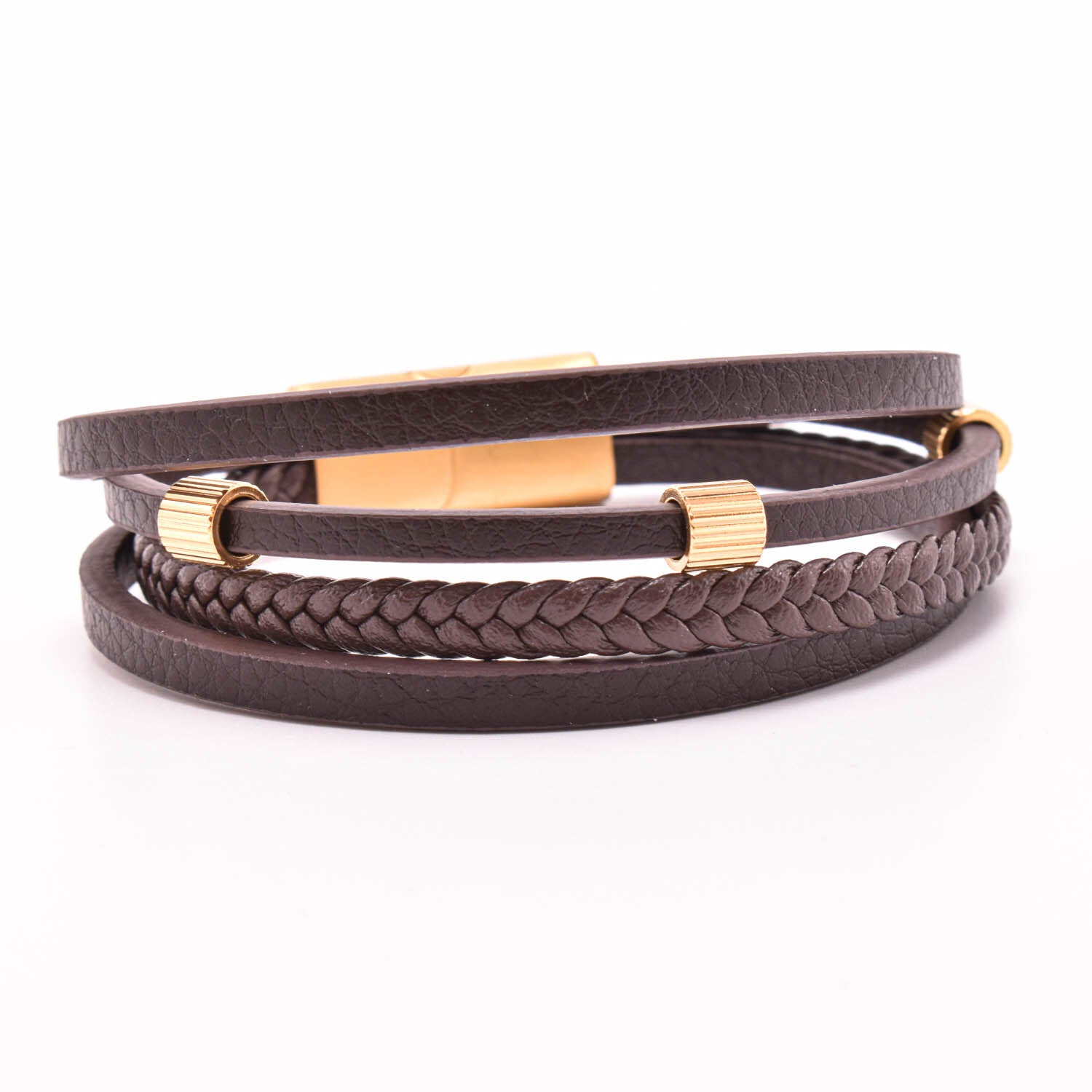 Bratara barbati din piele naturala