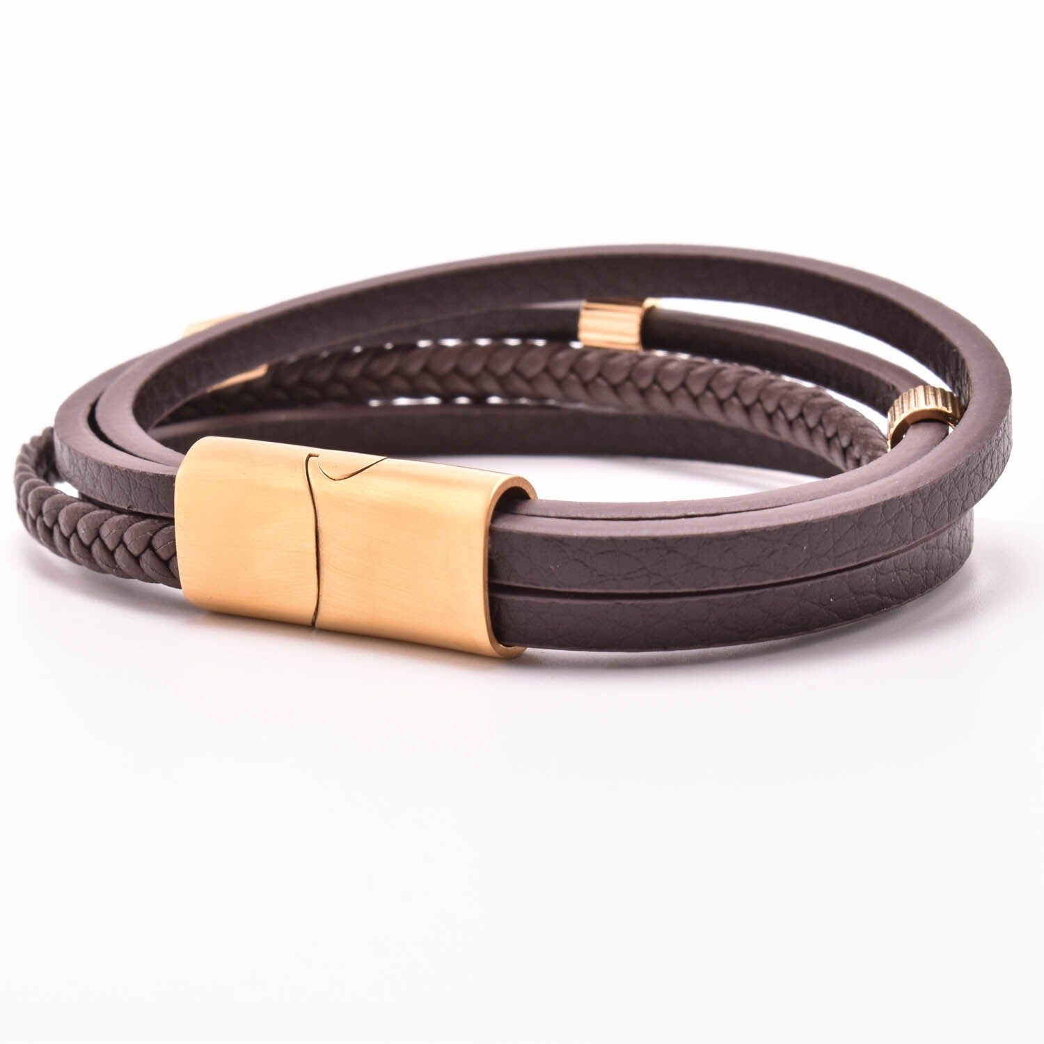 Bratara barbati din piele naturala