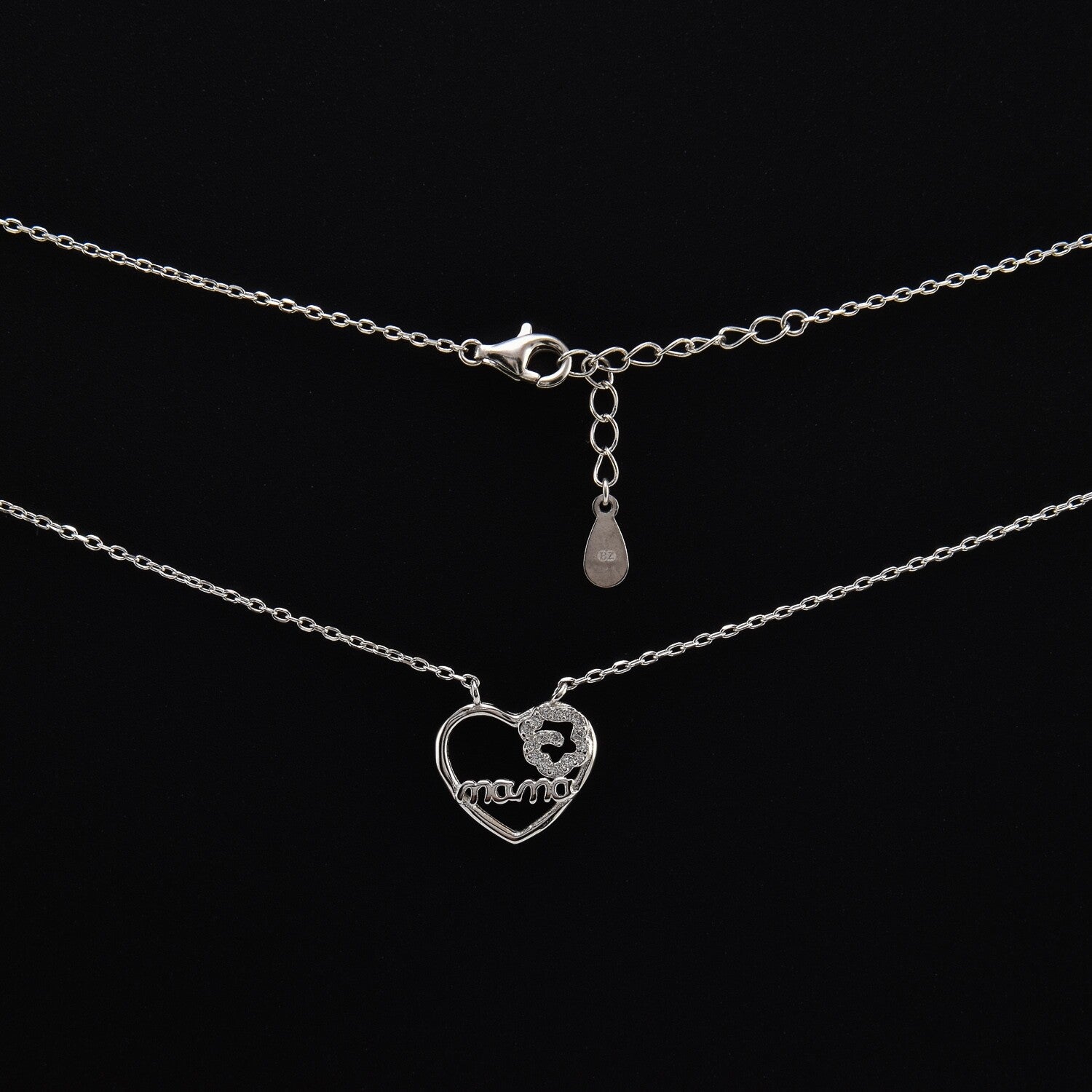 Lantisor dama din argint ,,Mama''