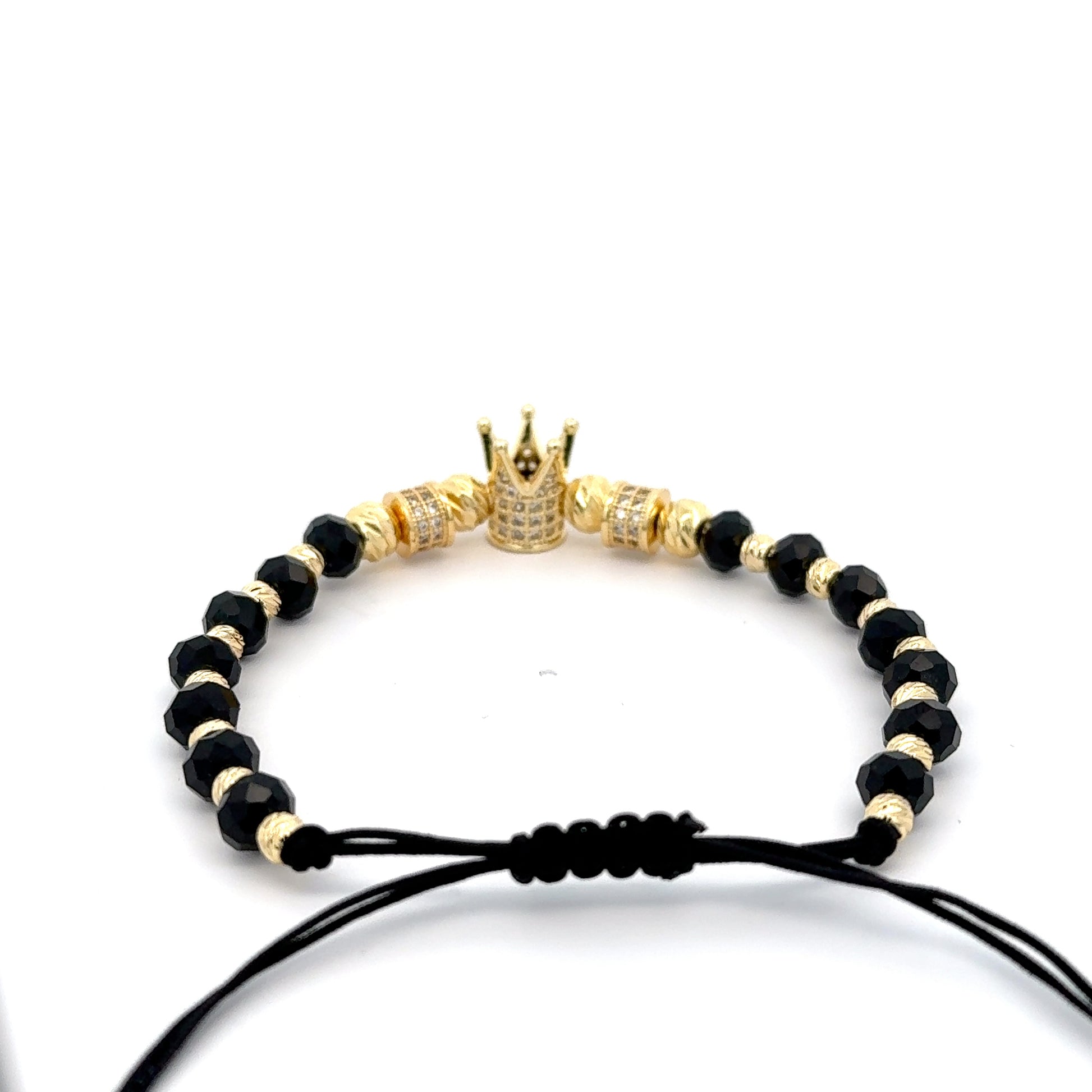 Bratară  Coroană , placată cu aur 18 k