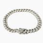 Bratara din argint Cuban, cu Zirconiu