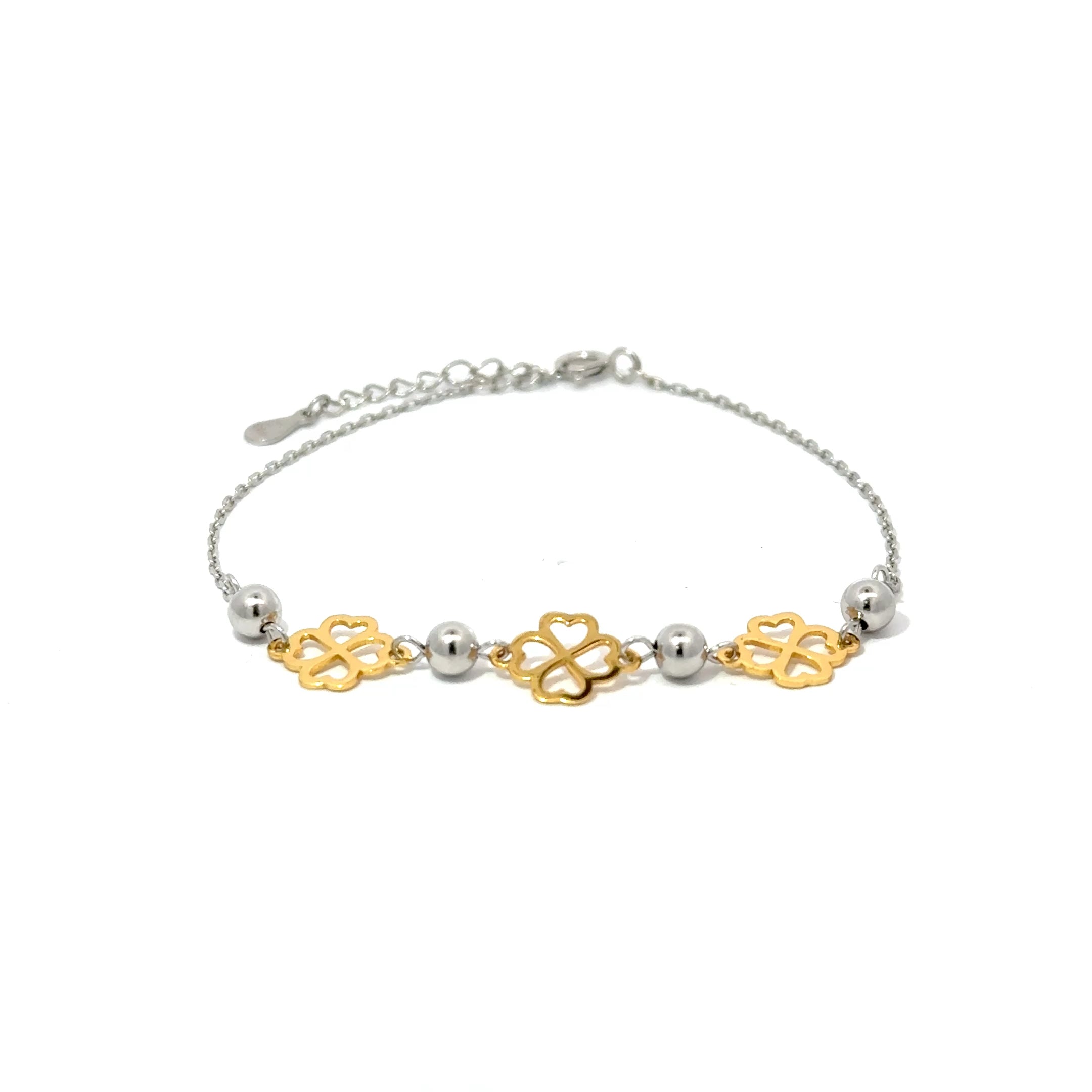 Bratara dama TRIFOI AURIU, argint