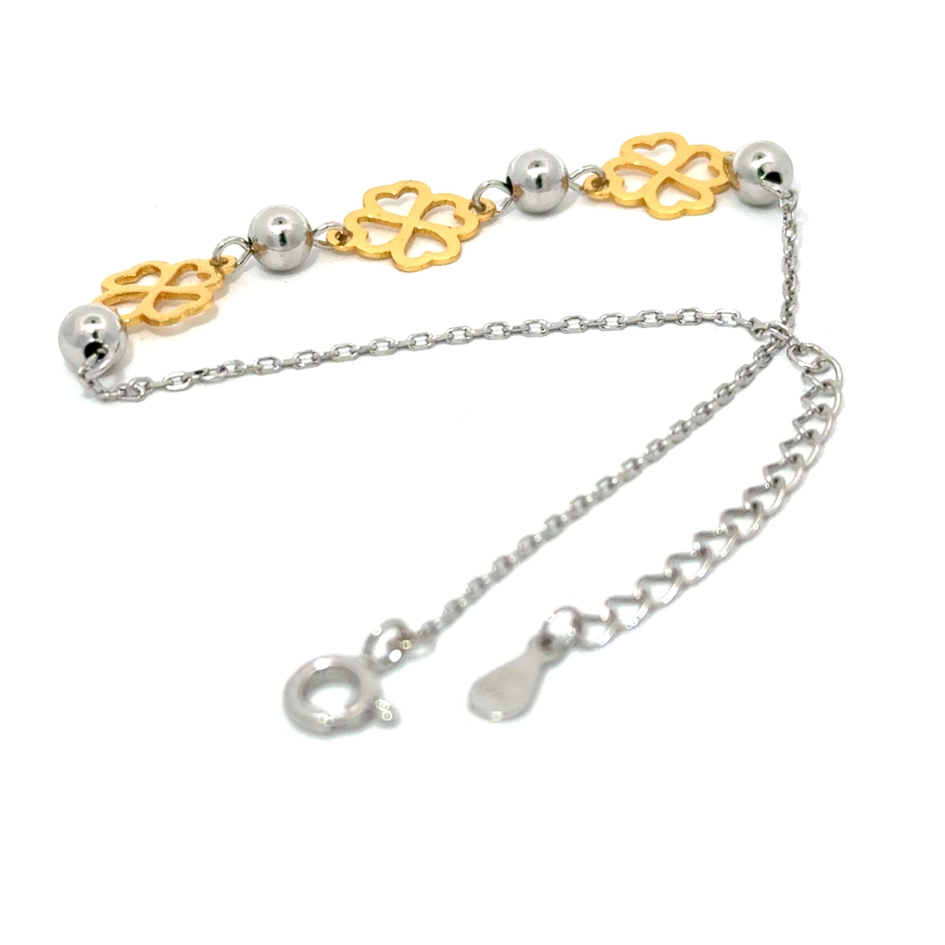 Bratara dama TRIFOI AURIU, argint