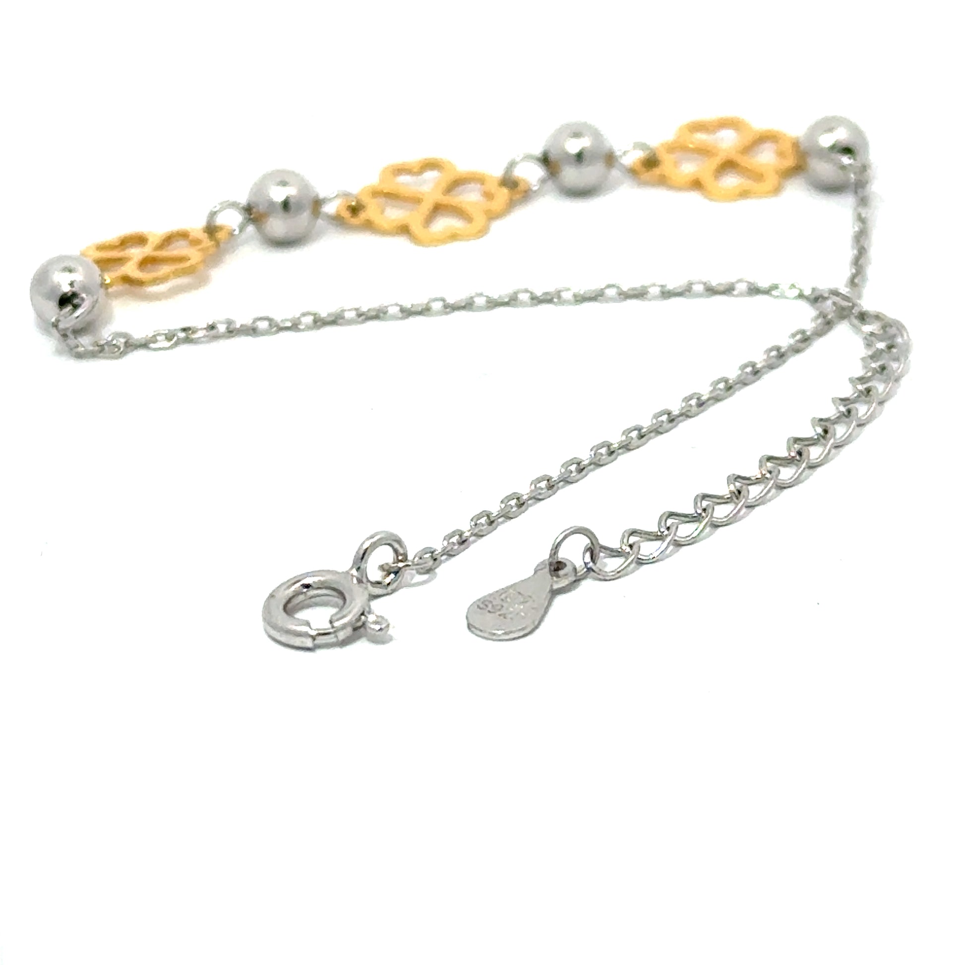 Bratara dama TRIFOI AURIU, argint