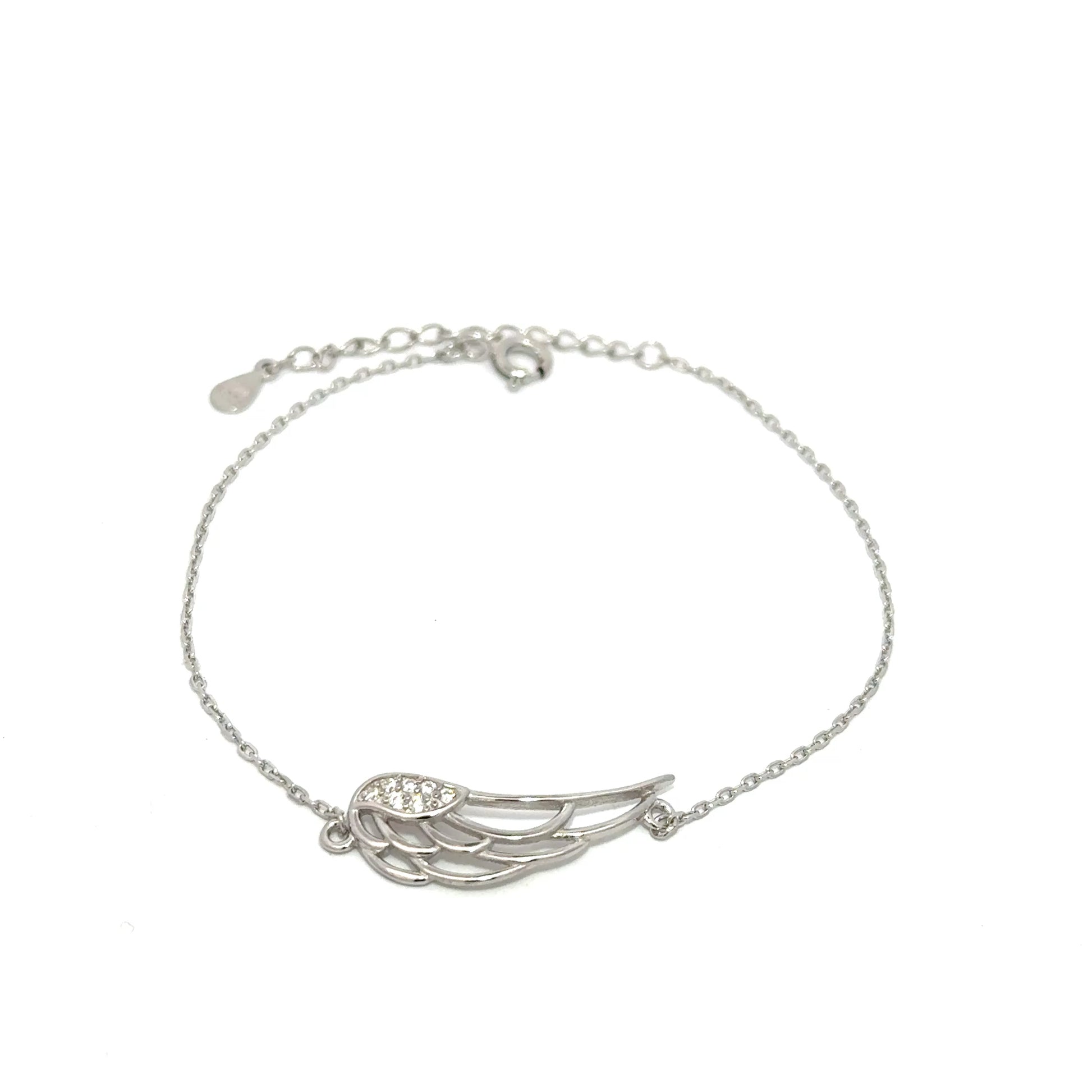 Brățară damă ARIPĂ, argint+zirconia